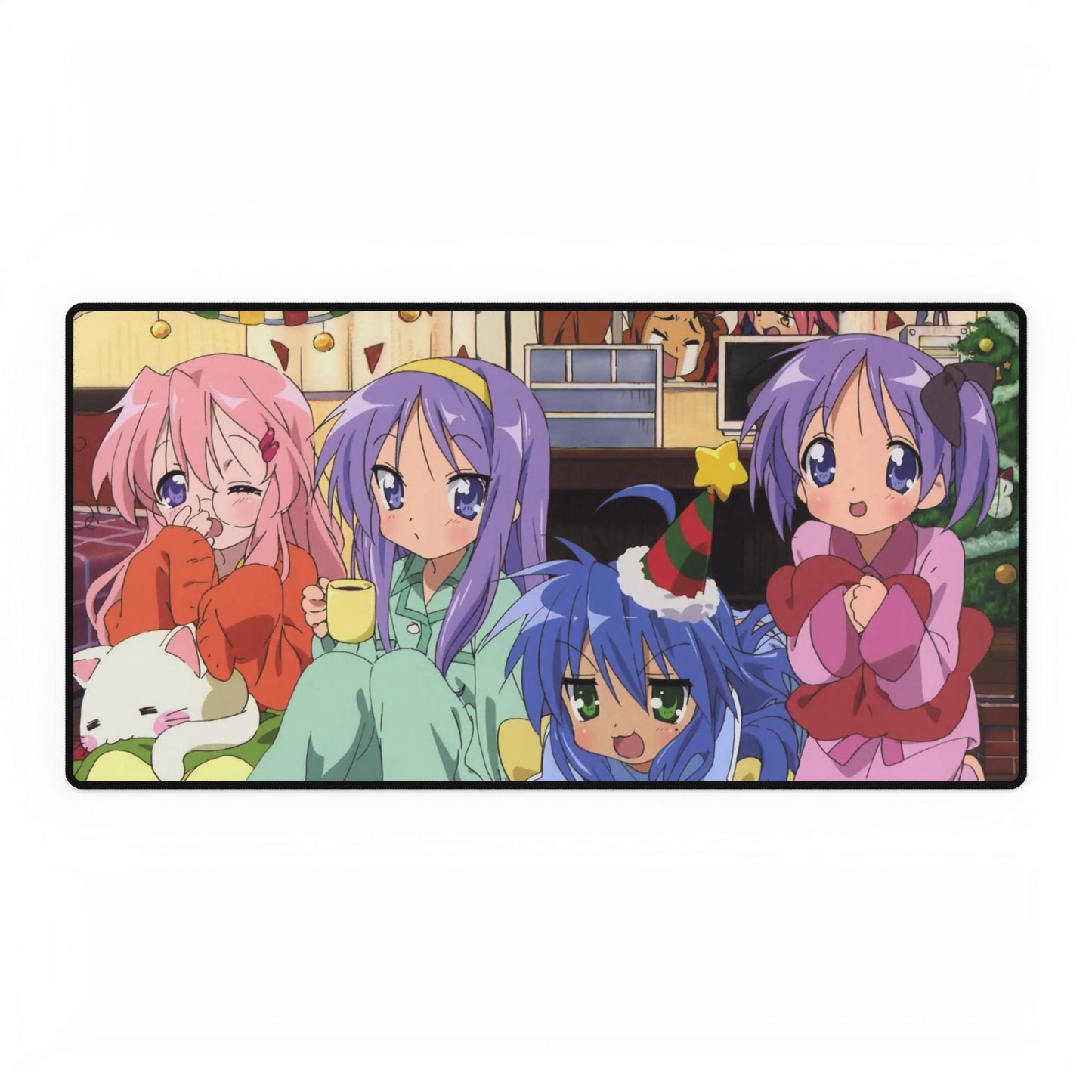 Lucky Star Konata Izumi, Kagami Hiiragi, Tsukasa Hiiragi, Miyuki Takara, Akira Kogami Mouse Pad