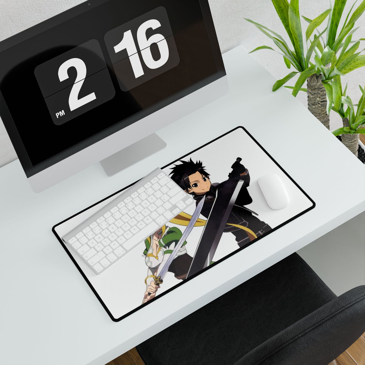 Leafa and Kirito Mouse Pad