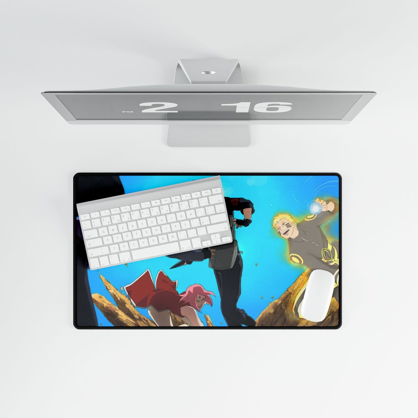 The bell test team 7 ( Kakashi,Sasuke,Naruto,Sakura) Mouse Pad