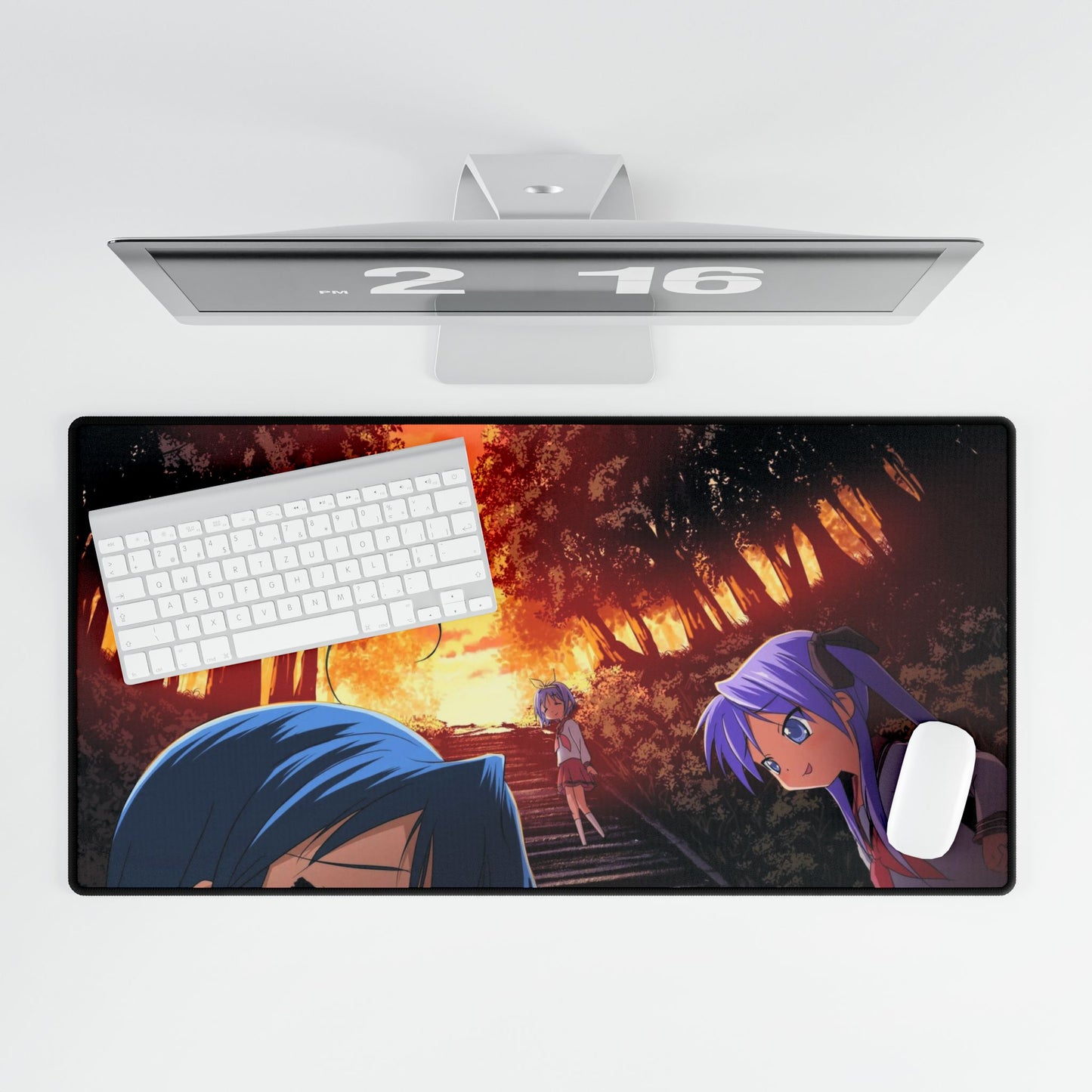 Lucky Star Konata Izumi, Kagami Hiiragi, Tsukasa Hiiragi Mouse Pad