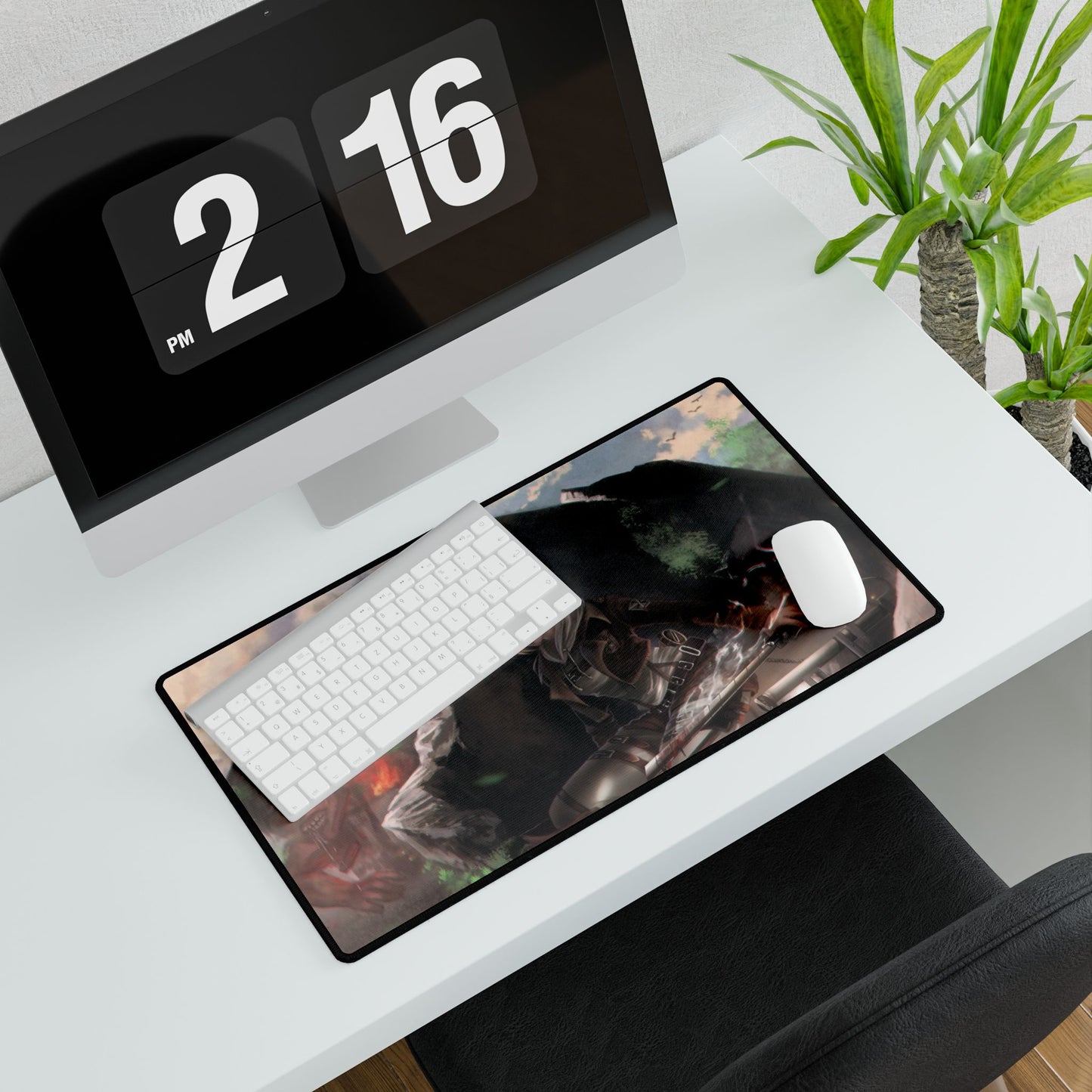 Annie Leonhart vs a titan Mouse Pad
