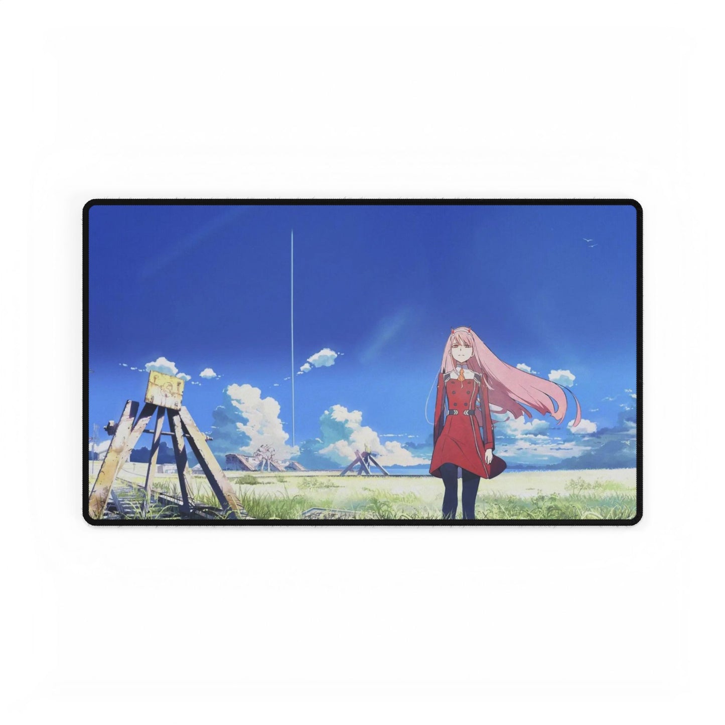 Zero two in Nature Mouse Pad