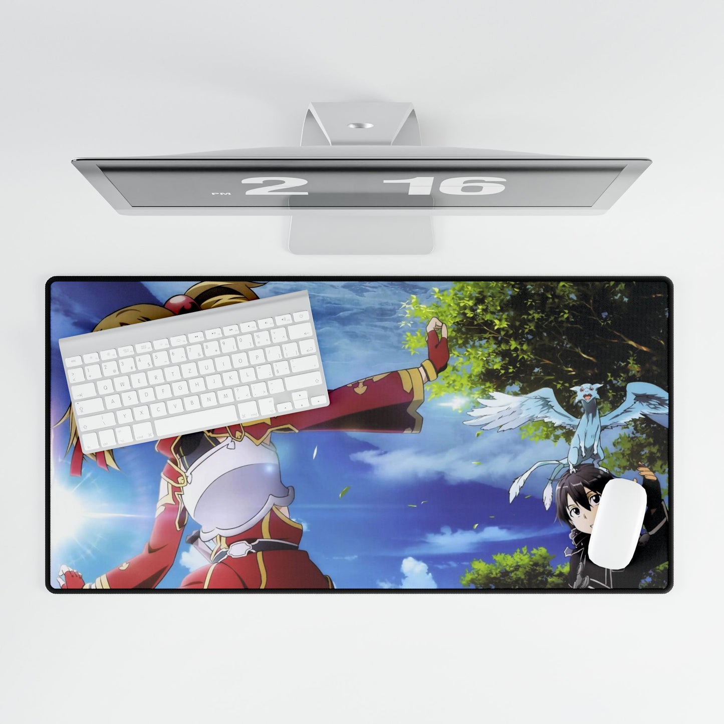 Silica and Kirito Mouse Pad