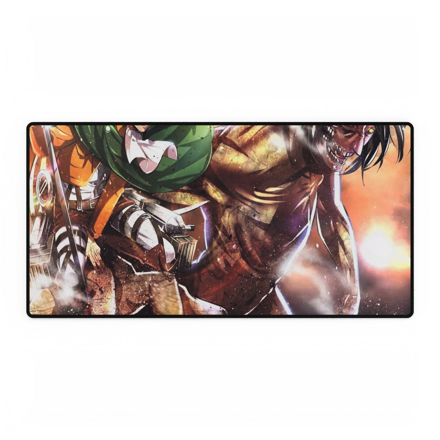Levi and Eren (Titan) Mouse Pad