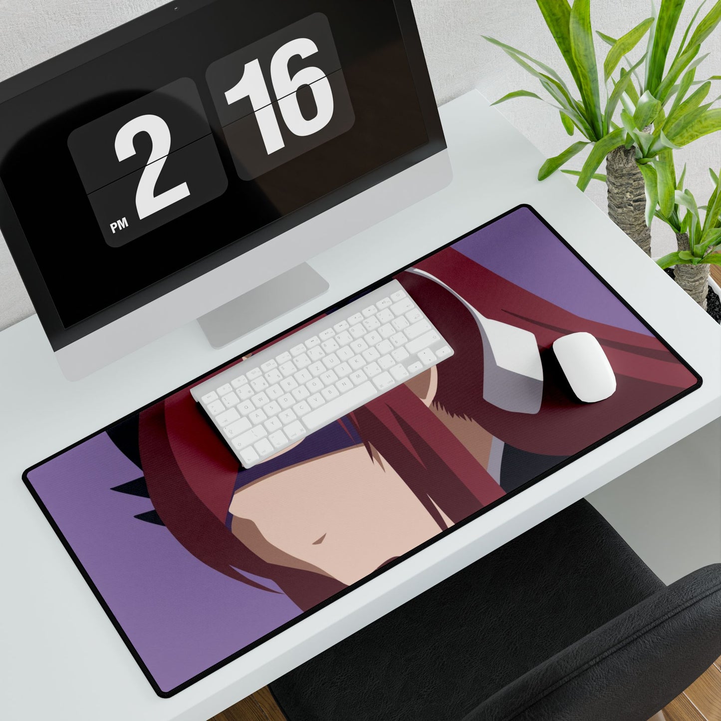 Ezra Scarlet Minimalist V1 Mouse Pad