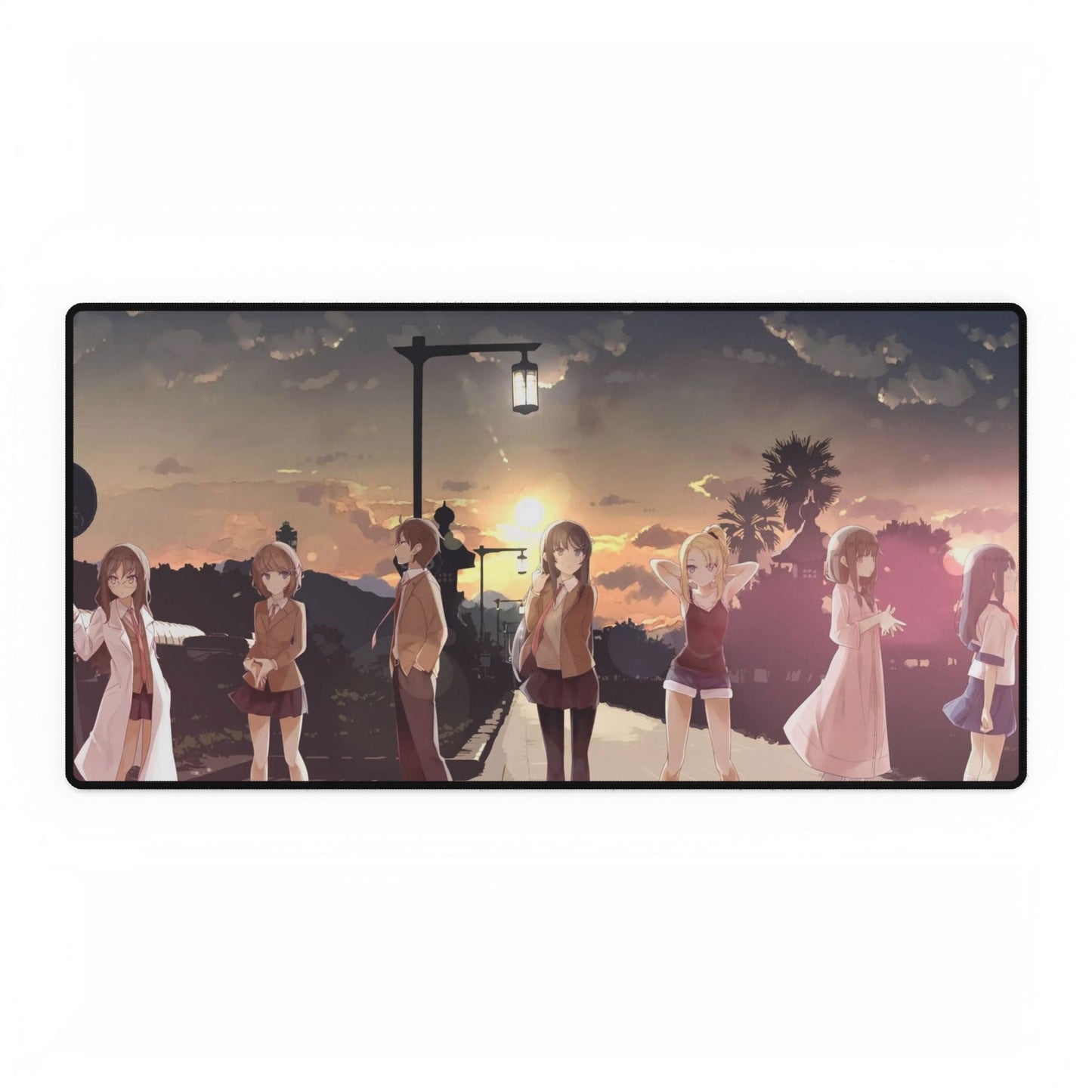 Rascal Does Not Dream of Bunny Girl Senpai Mai Sakurajima, Sakuta Azusagawa, Rio Futaba, Kaede Azusagawa, Tomoe Koga Mouse Pad