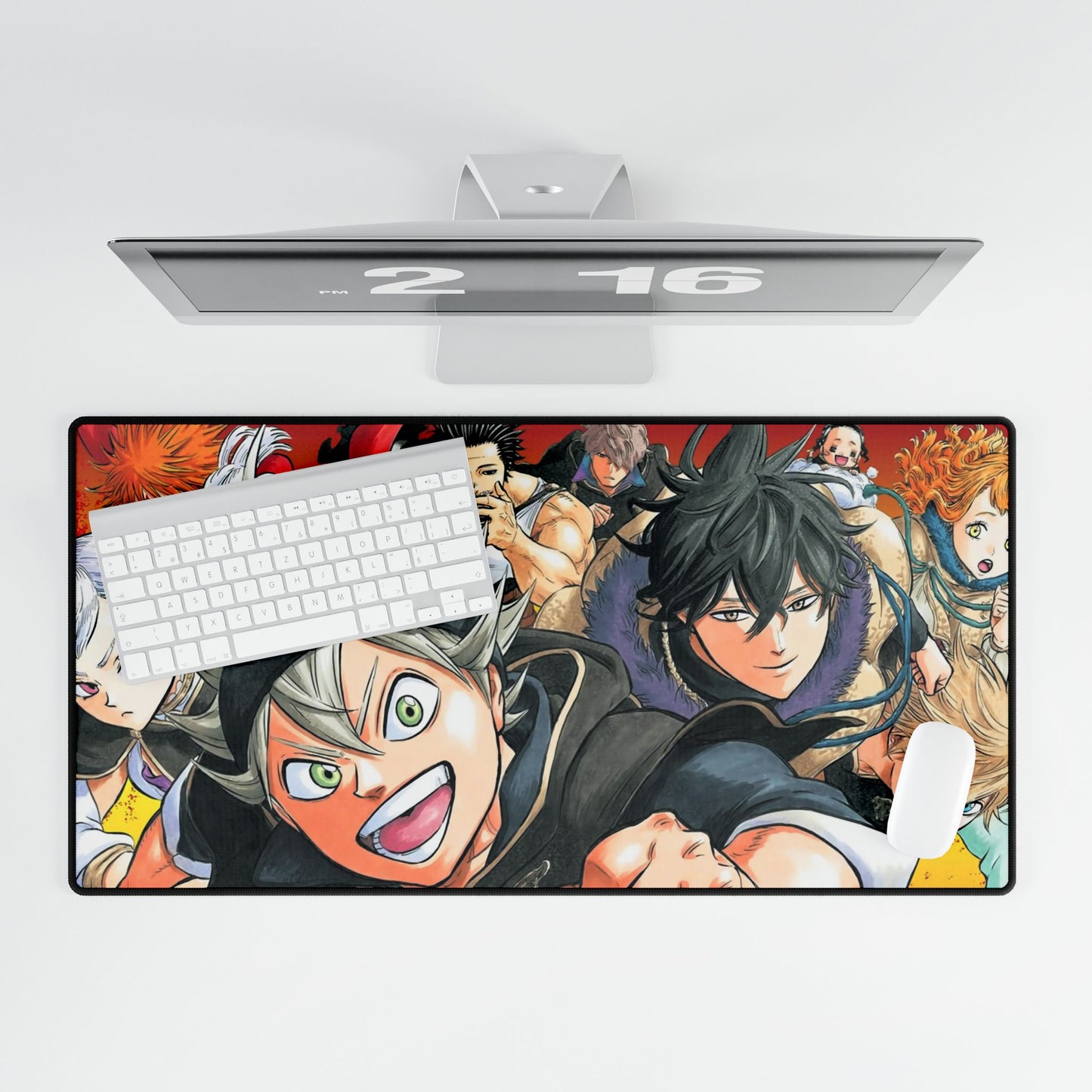 Black Clover Asta, Noelle Silva, Yuno, Yami Sukehiro, Luck Voltia Mouse Pad
