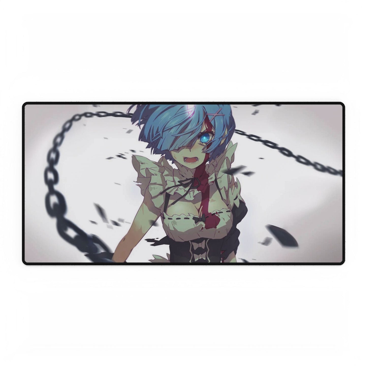 Angry Rem with chains Mouse Pad