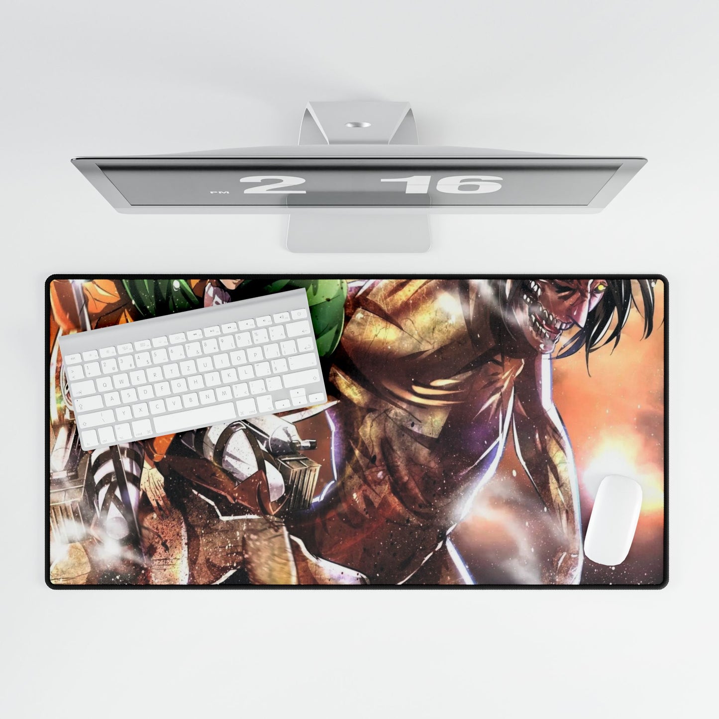 Levi and Eren (Titan) Mouse Pad