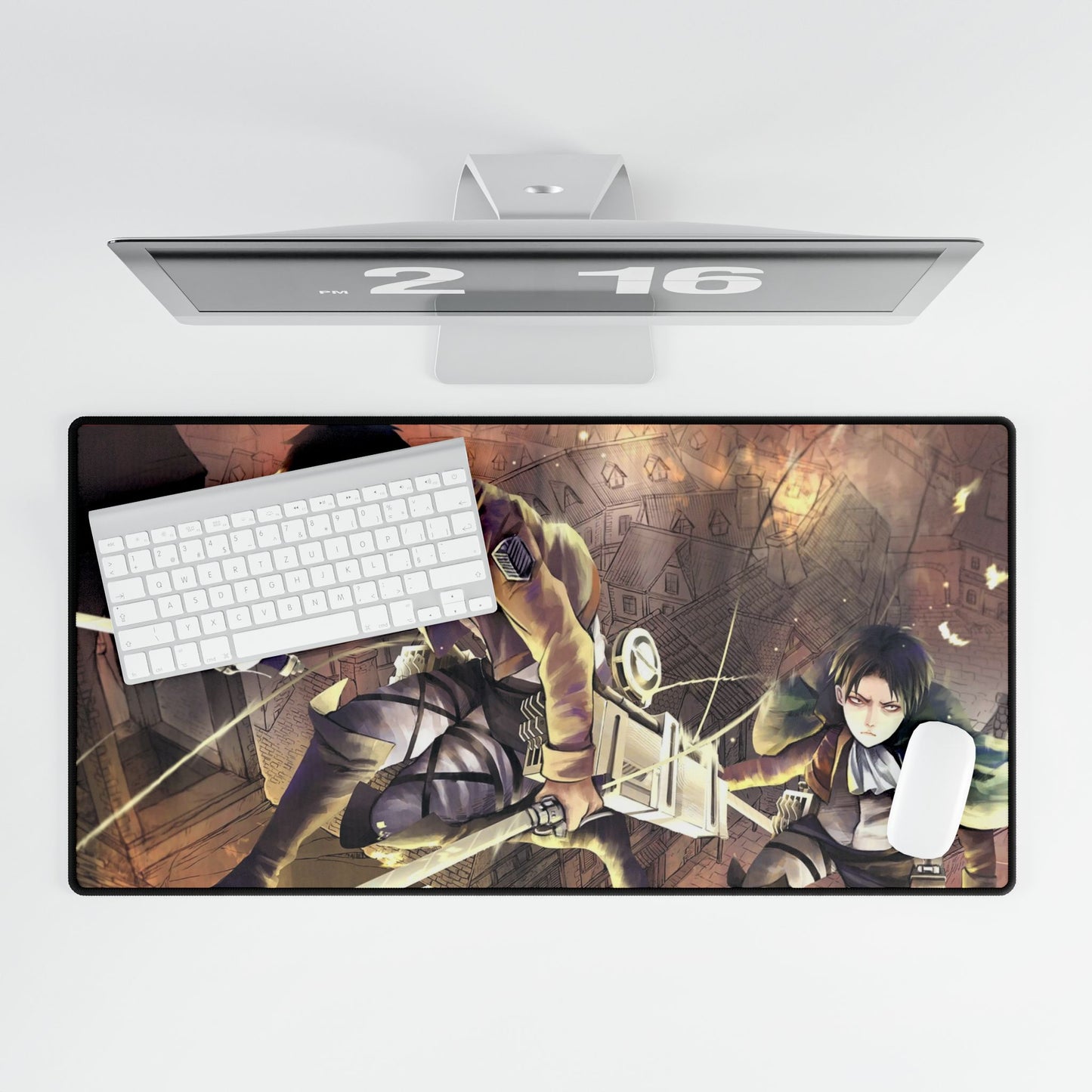 Eren and Levi Mouse Pad