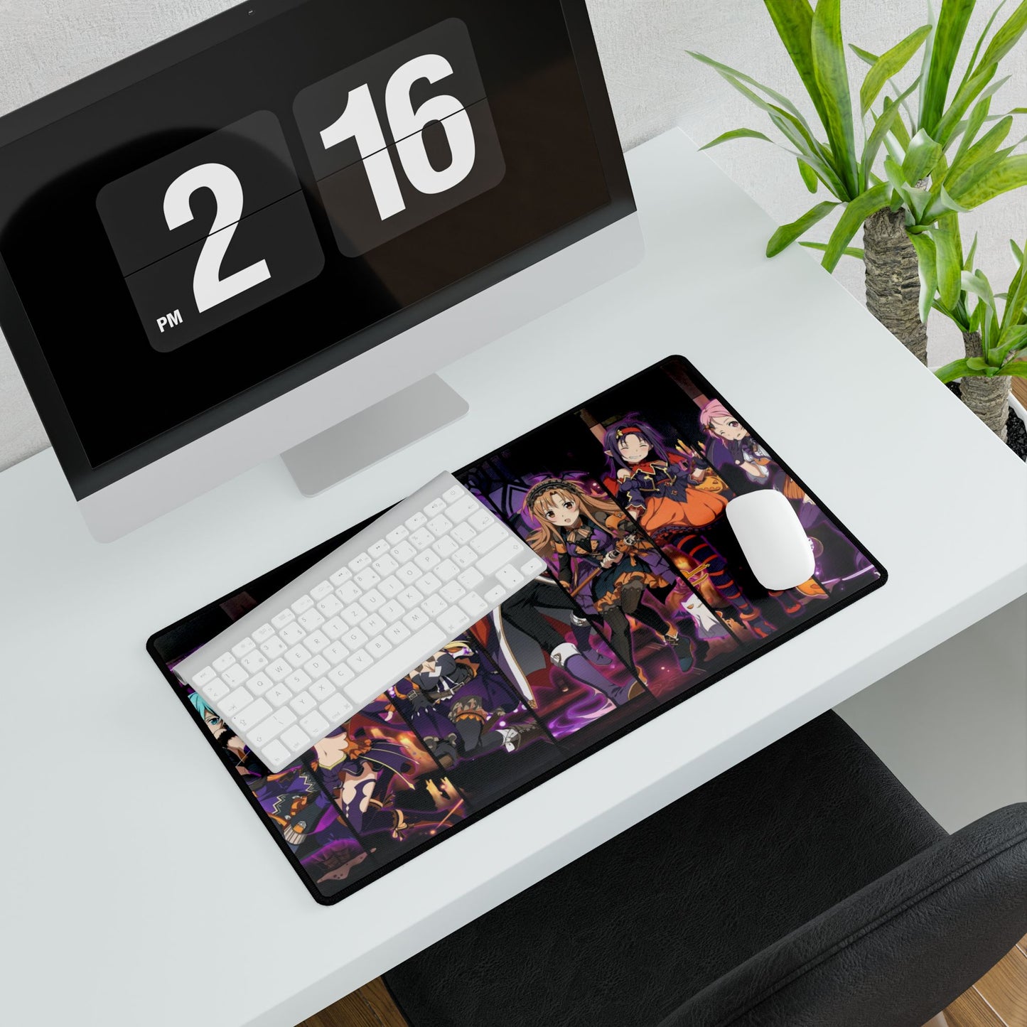 Memory Defrag Halloween Banner Mouse Pad