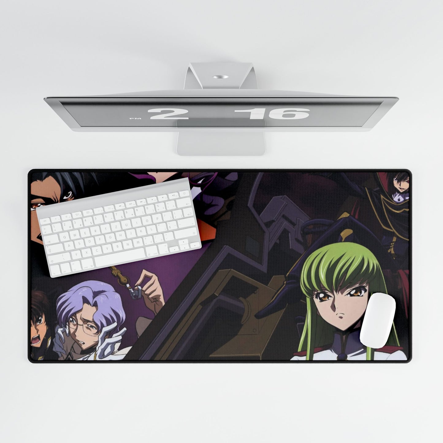 Code Geass Lelouch Lamperouge, Suzaku Kururugi, Jeremiah Gottwald, Lloyd Asplund, Cornelia Li Britannia Mouse Pad