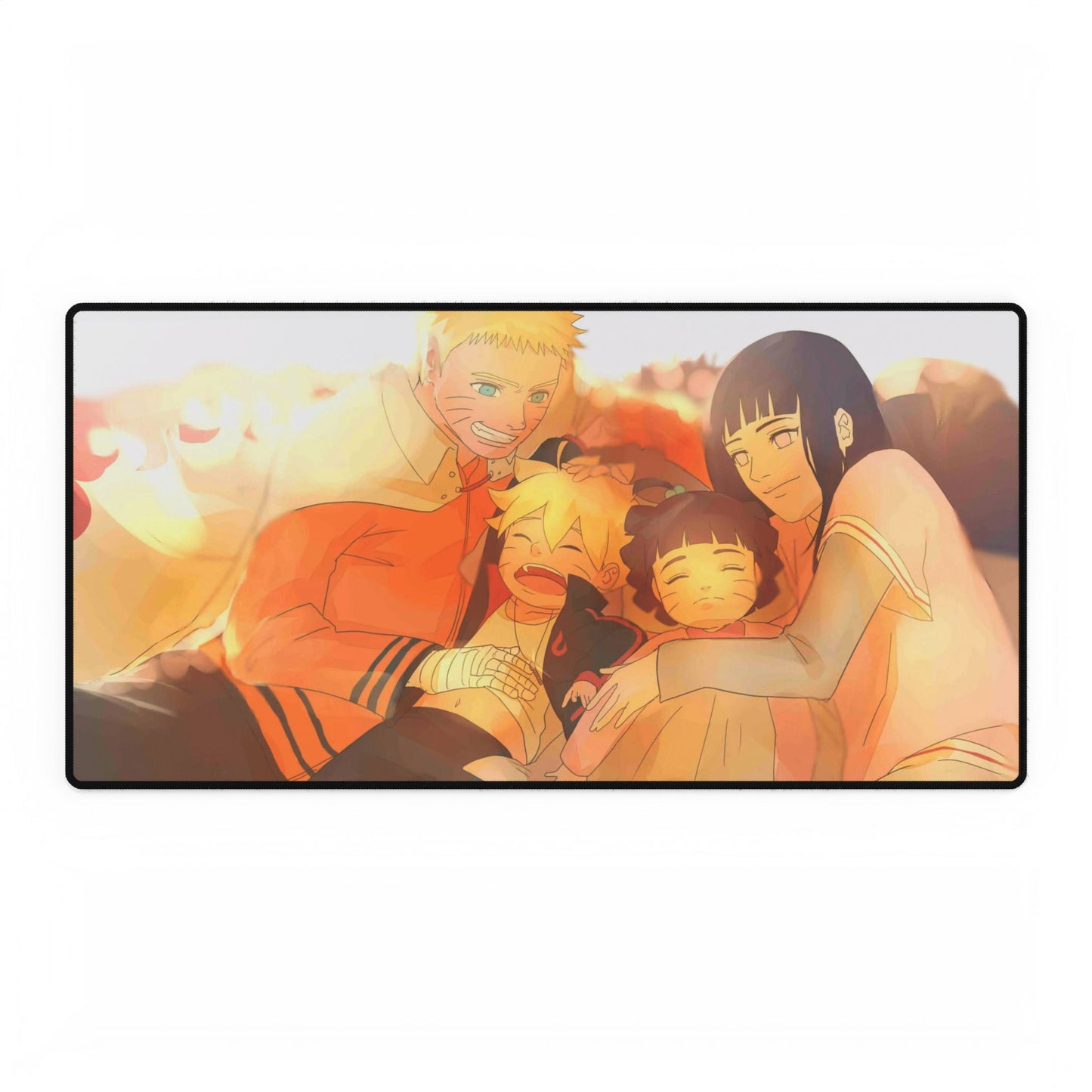Hinata Hyuga Naruto Uzumaki Boruto Uzumaki and Himawari Uzumaki Mouse Pad