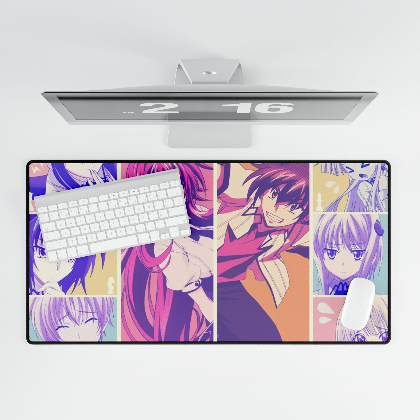 High School DxD Rias Gremory, Akeno Himejima, Issei Hyoudou, Koneko Toujou, Asia Argento Mouse Pad