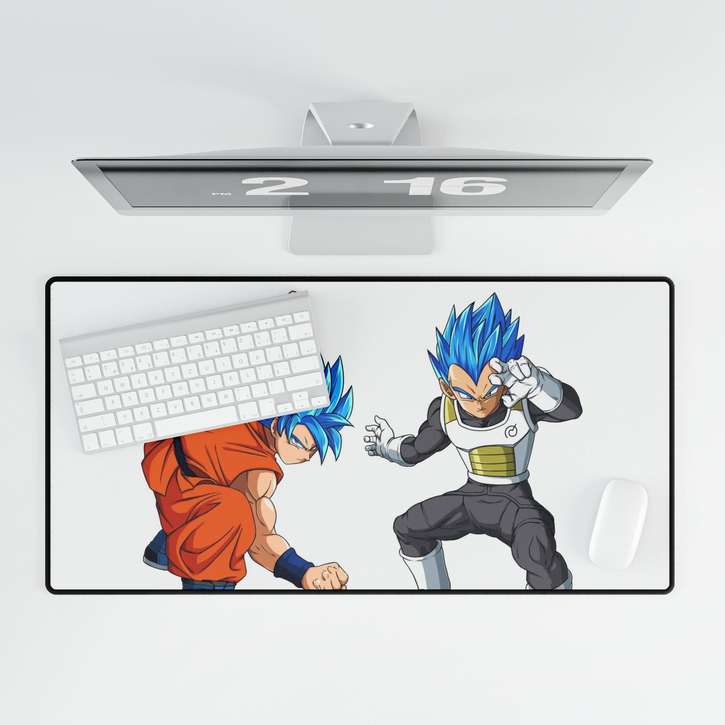 Goku and Vegeta SSJ God SSJ Mouse Pad