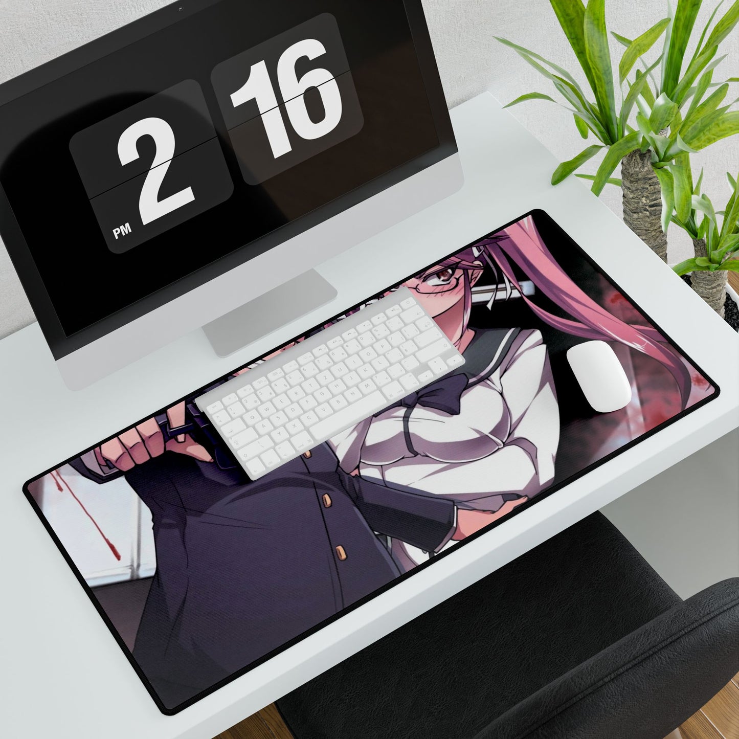 Saya and Kota Mouse Pad