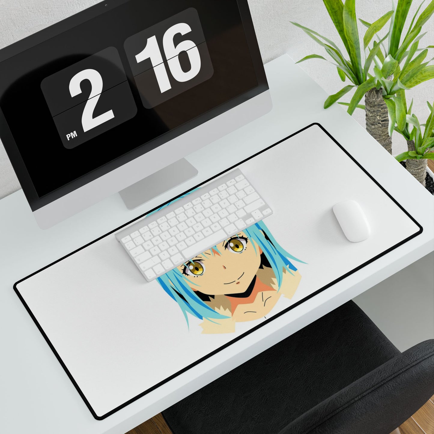 Rimuru Tempest Face ( White background ) Mouse Pad