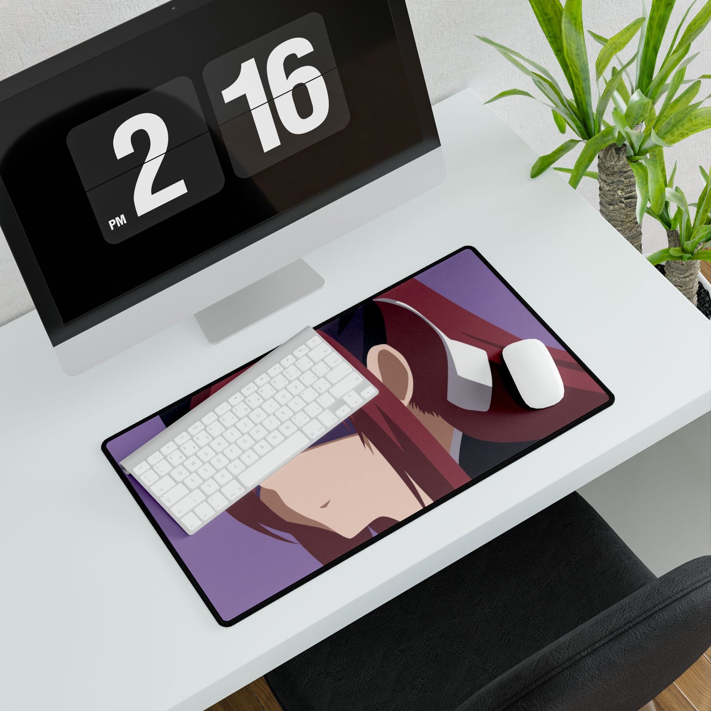 Ezra Scarlet Minimalist V1 Mouse Pad