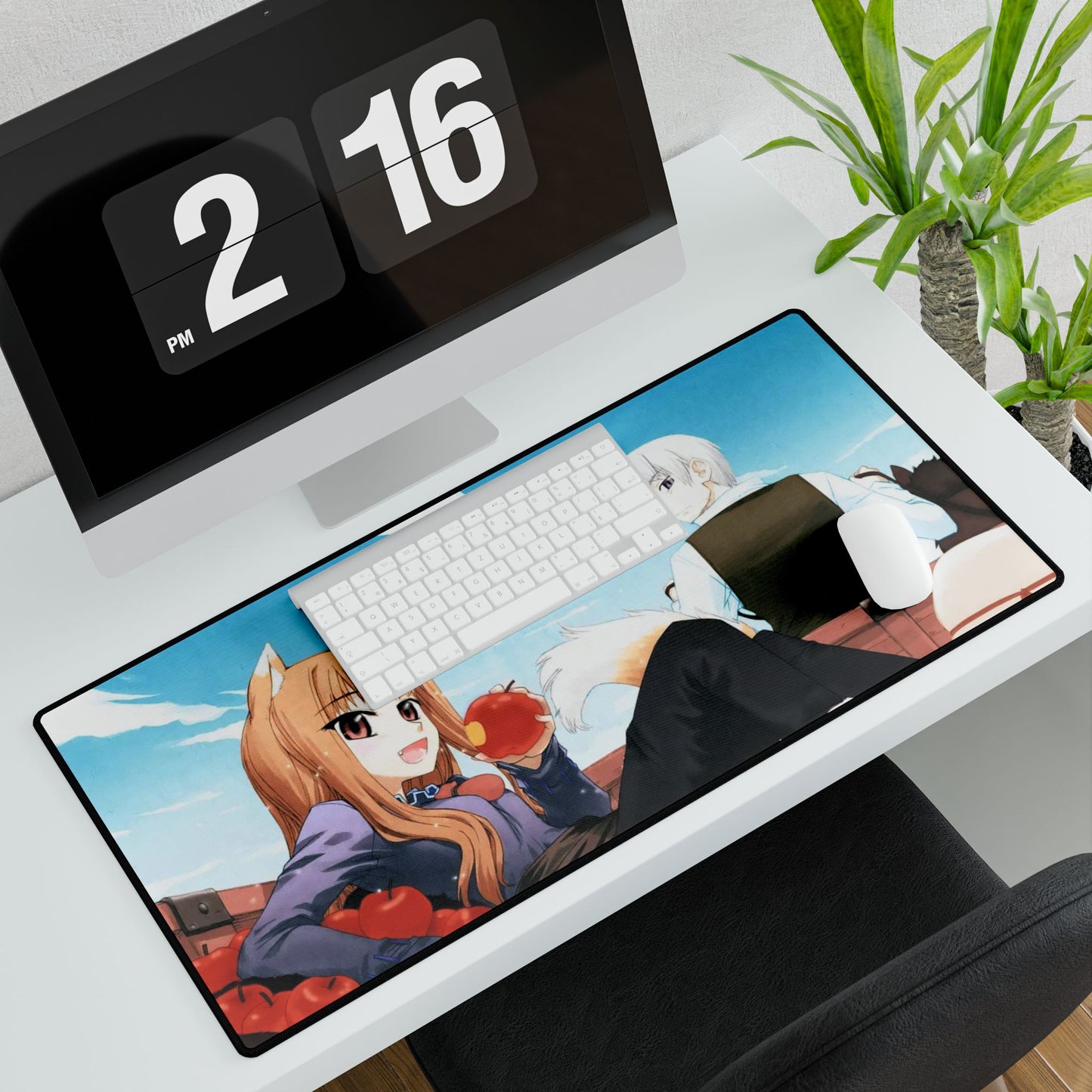 Anime Spice and Wolfr Mouse Pad