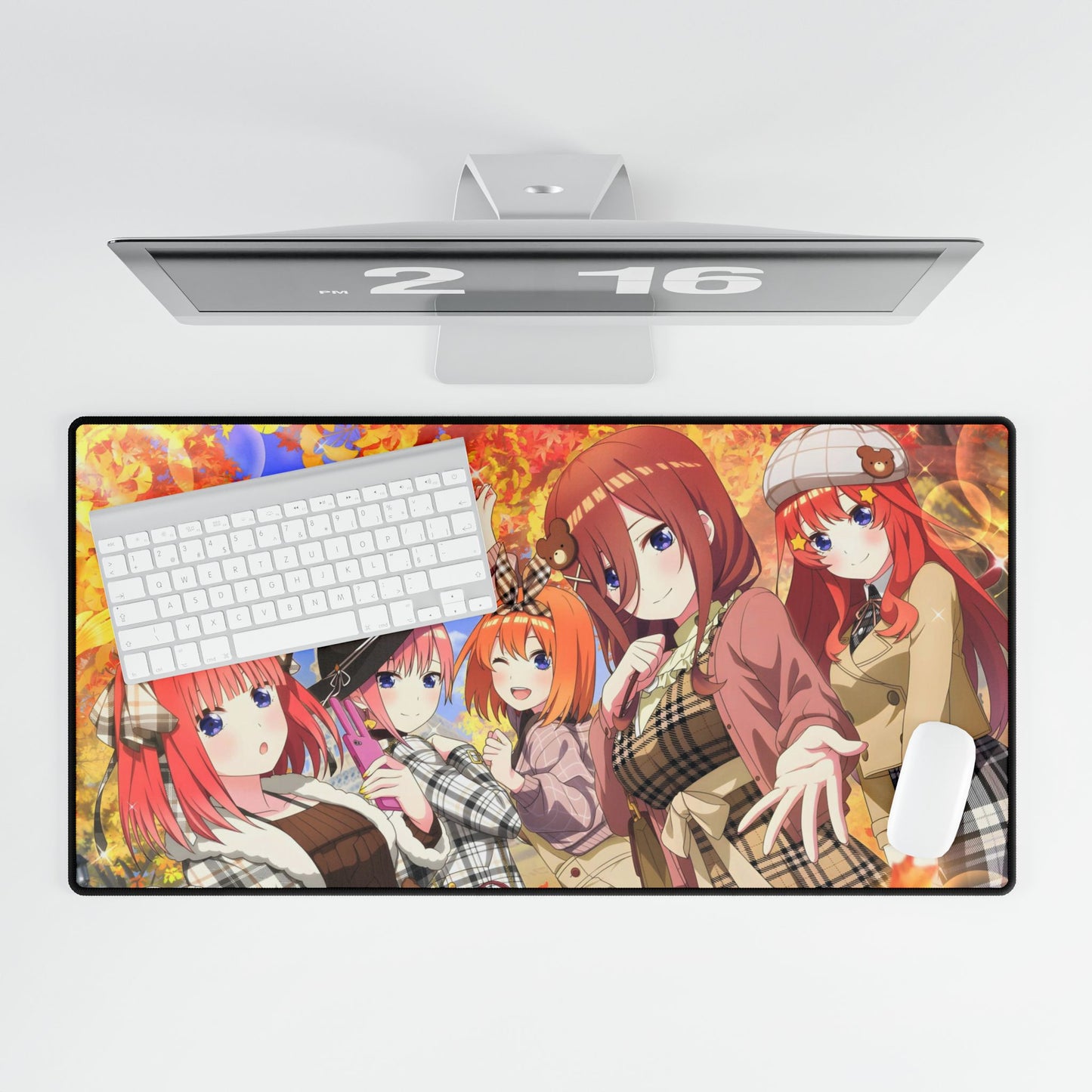 The Quintessential Quintuplets - Nino , Ichika , Yotsuba , Miku & Itsuki Mouse Pad