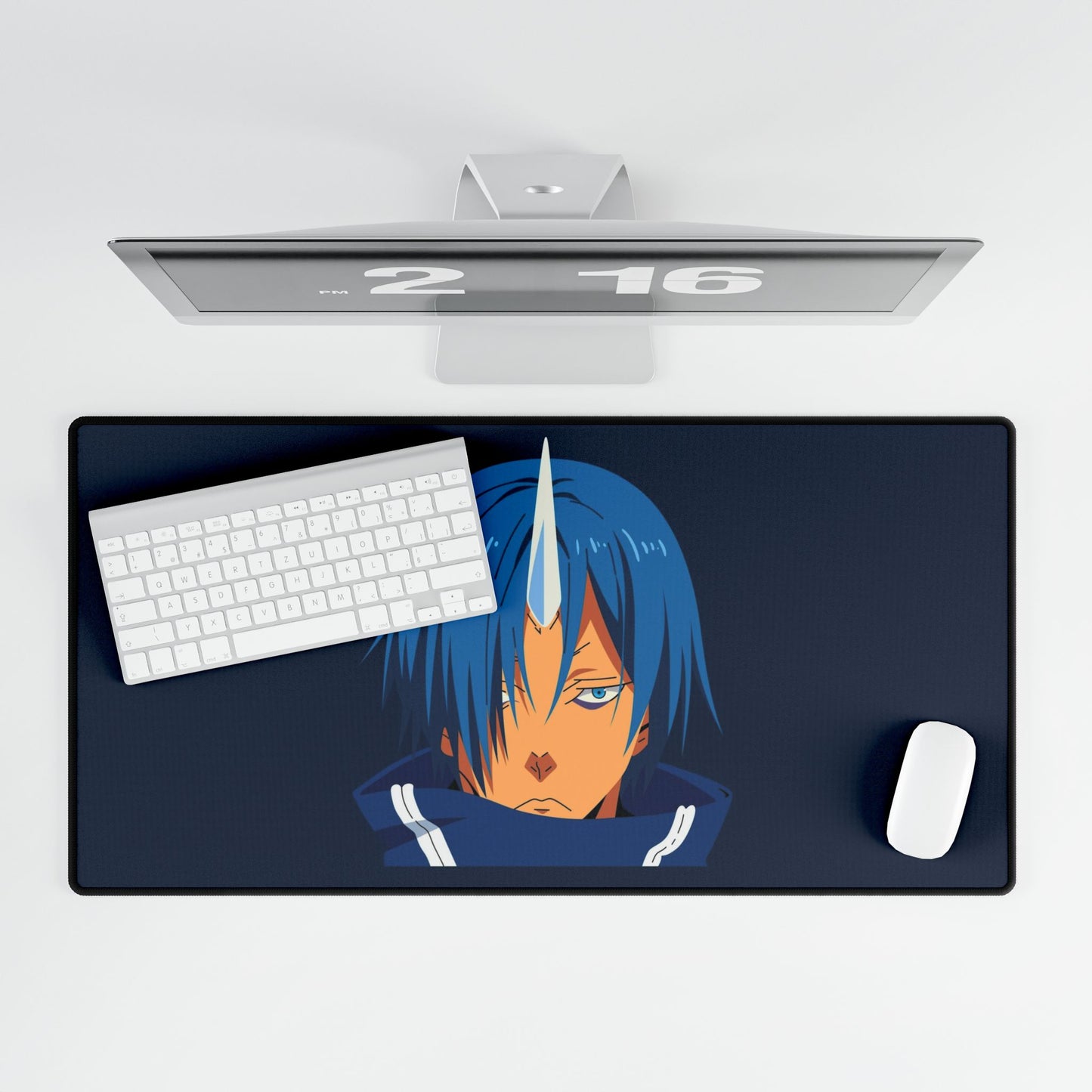 Souei Face ( Blue Background ) Mouse Pad
