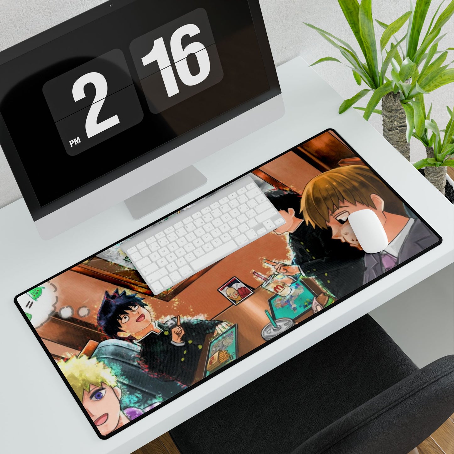 Mob Psycho 100 Arataka Reigen, Shigeo Kageyama, Ekubo, Ritsu Kageyama, Teruki Hanazawa Mouse Pad
