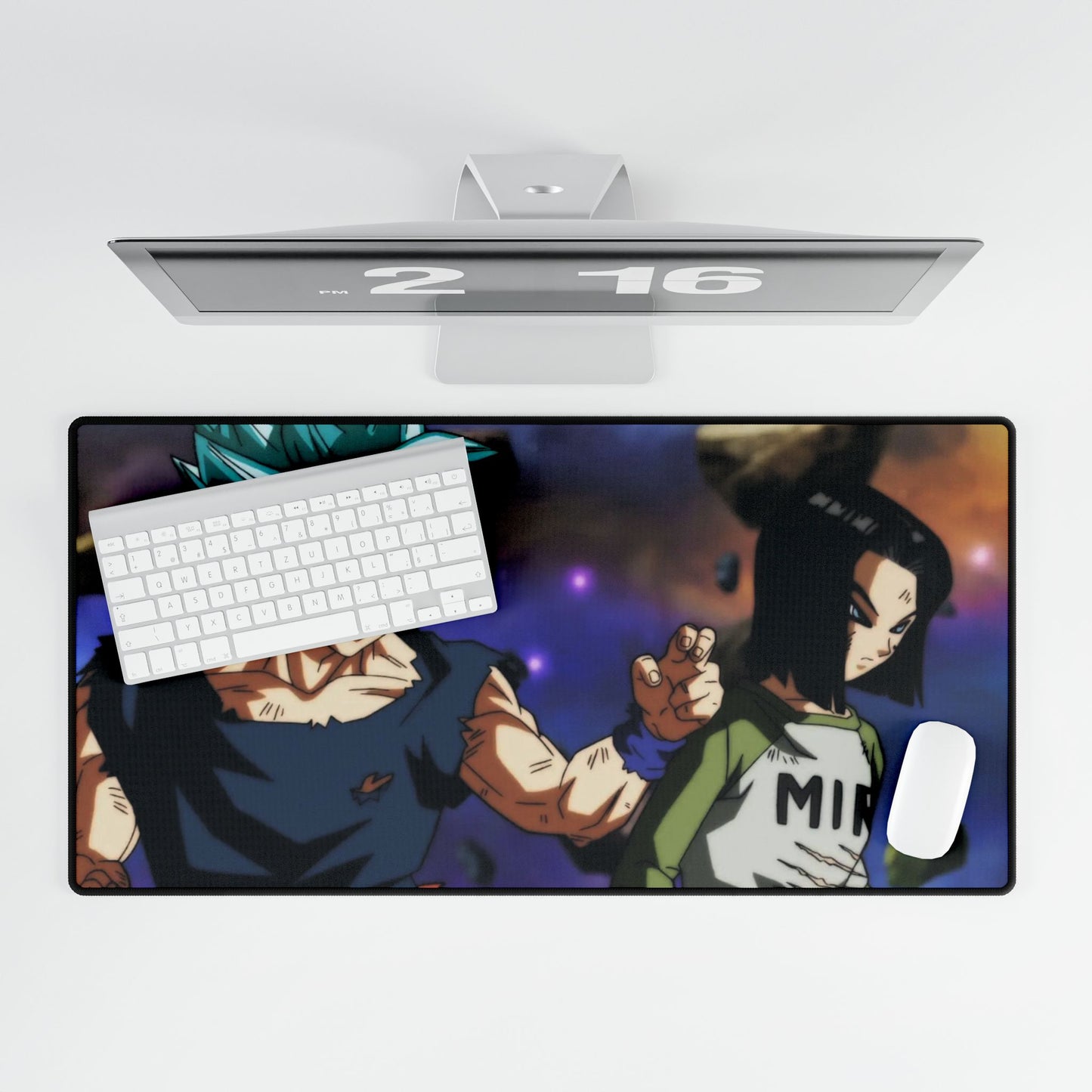 Son Gokû Super Saiyan Blue and C-17 Mouse Pad