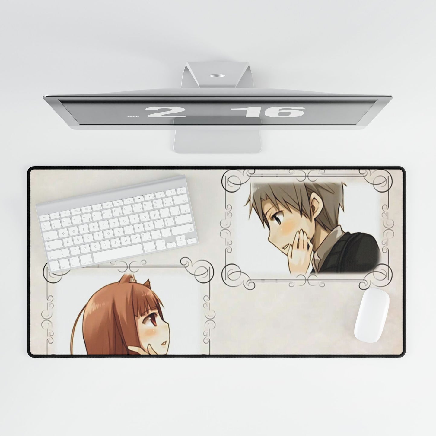 Anime Spice and Wolf Mouse Pad