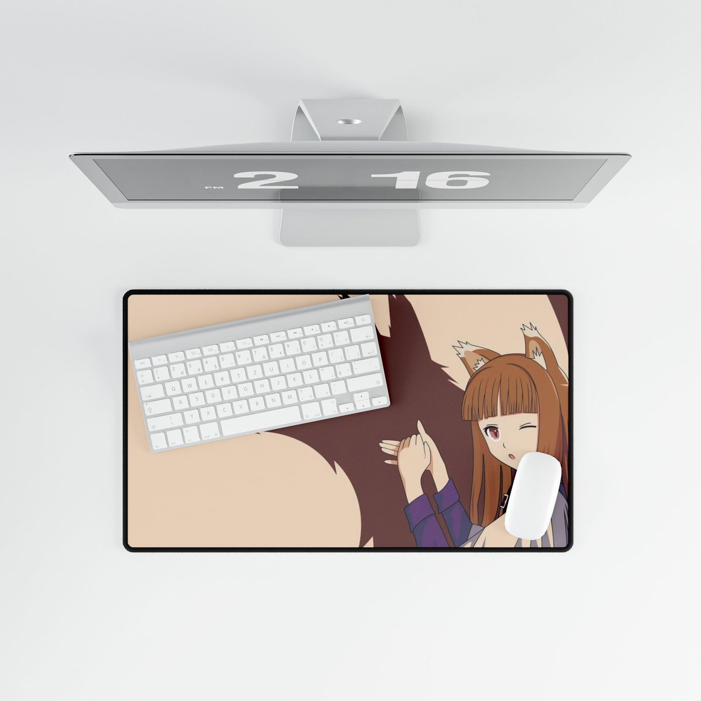 Anime Spice and Wolf Mouse Pad