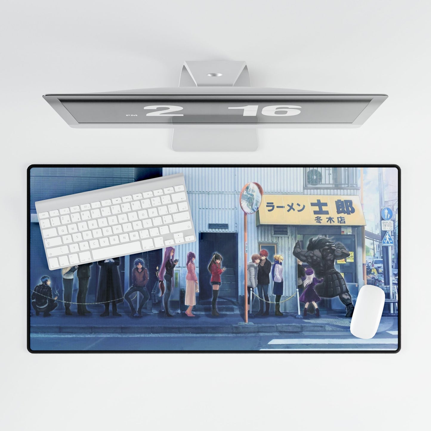 Rin Tohsaka, Gilgamesh, Rider, Shirou Emiya, Sakura Matou, Kirei Kotomine, Saber and Taiga Fujimura Mouse Pad