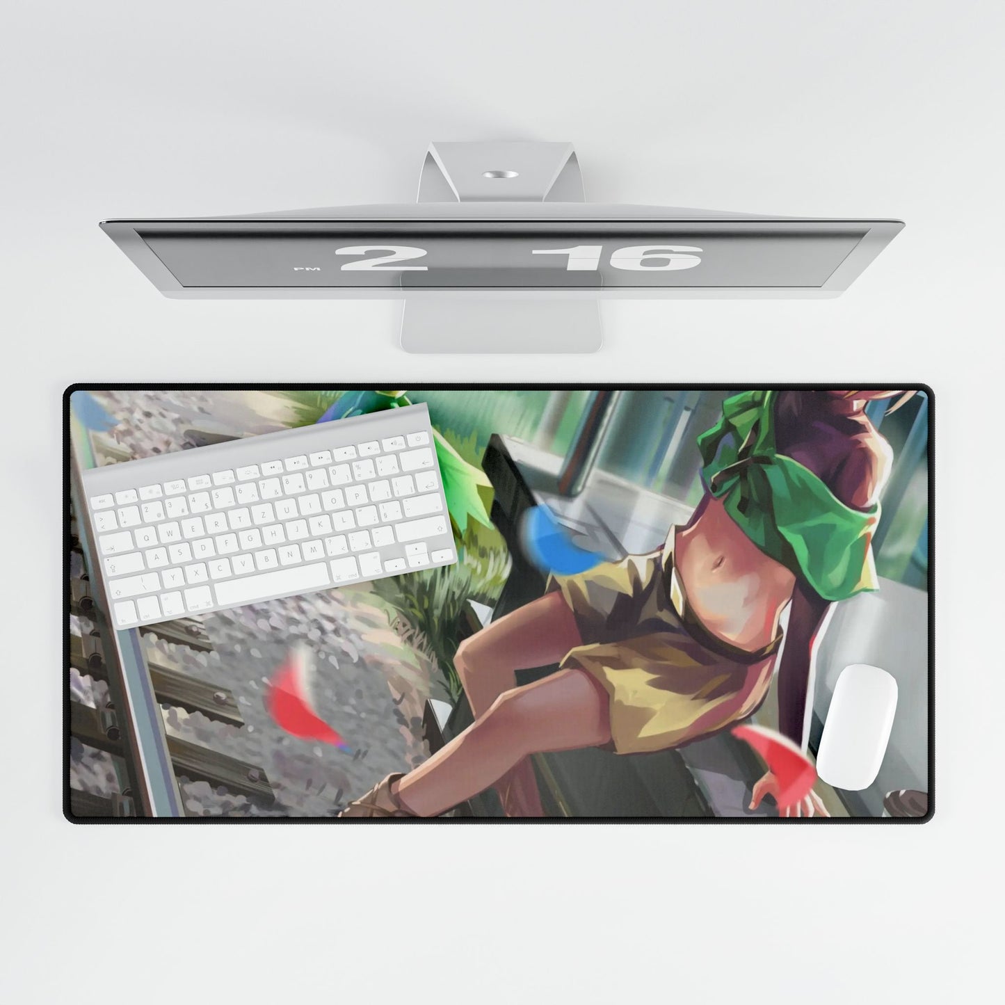 Pokemon trainer and Roselia Mouse Pad