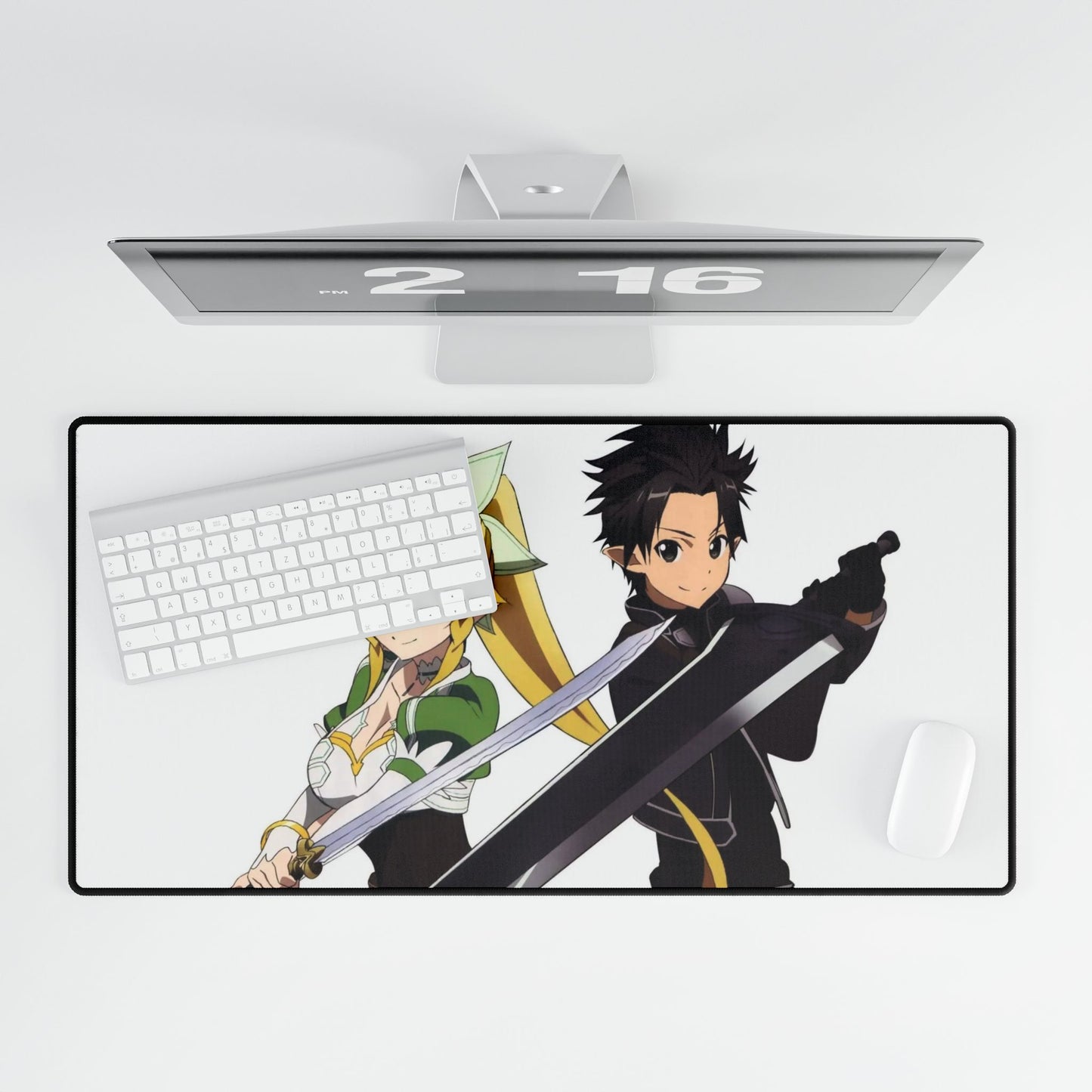 Leafa and Kirito Mouse Pad