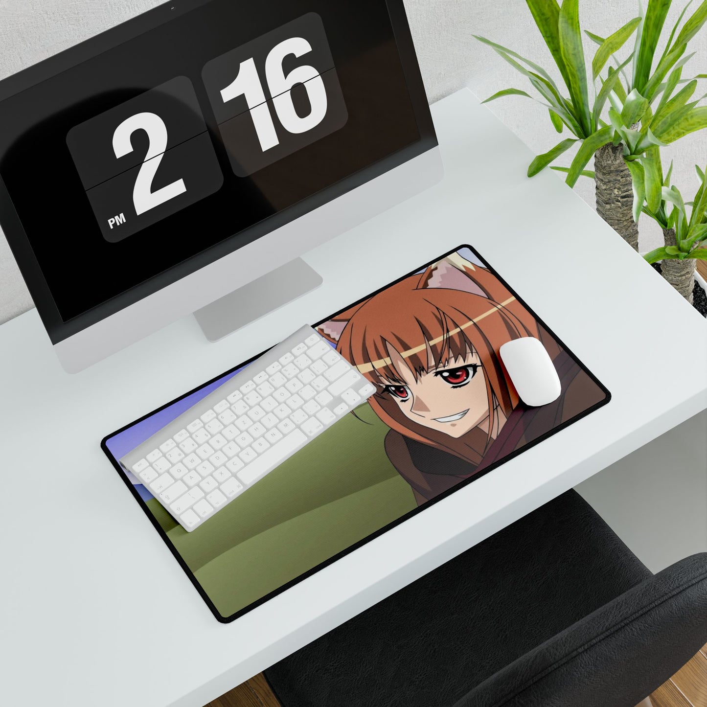 Anime Spice and Wolf Mouse Pad
