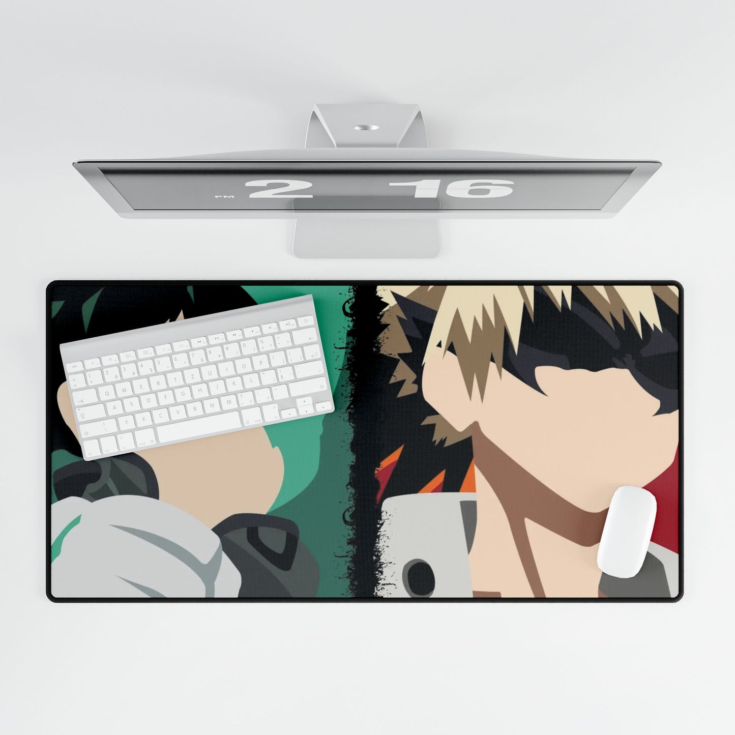 Izuku Midoriya and Katsuki Bakugou from My Hero Academiafor Dekstop Mouse Pad