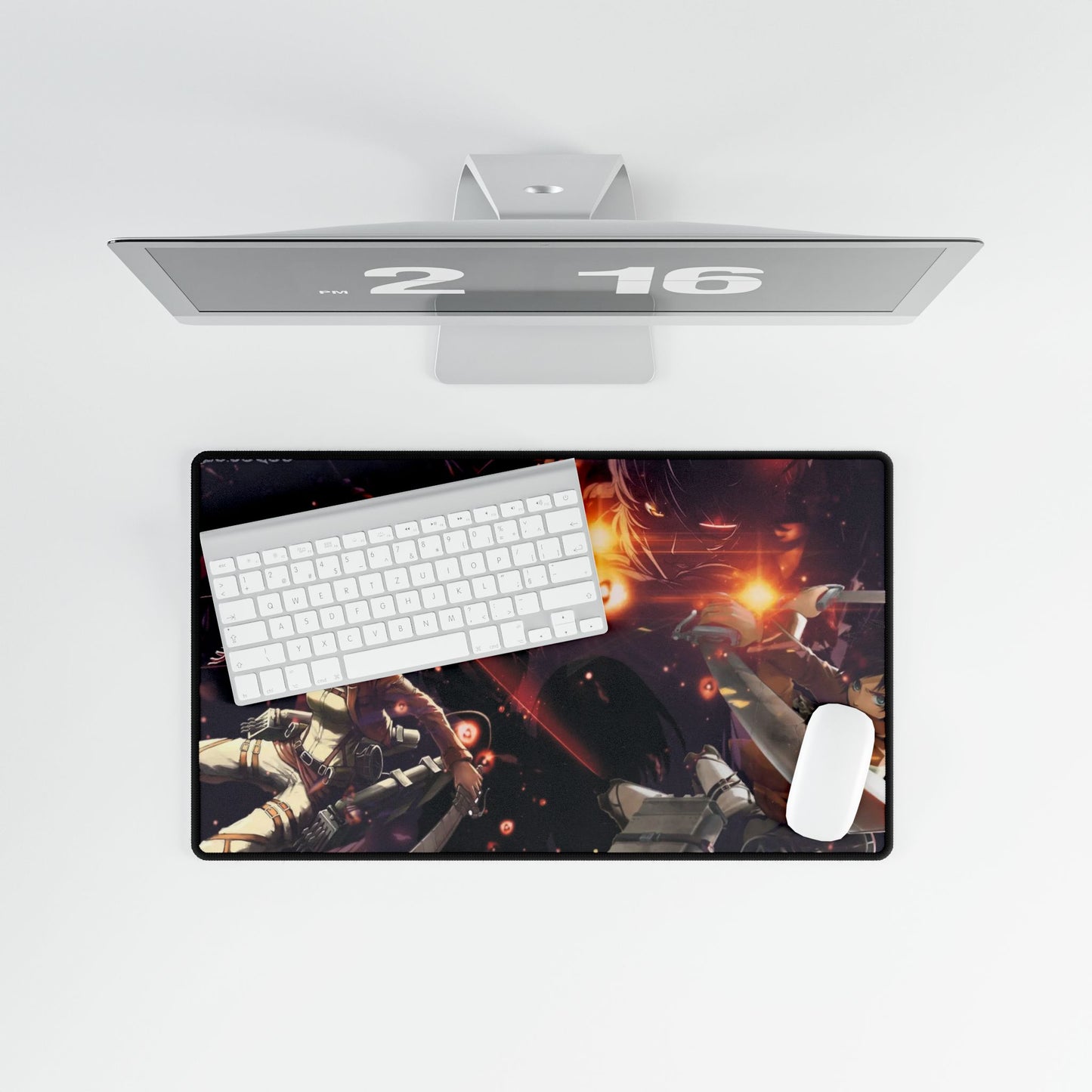Eren Yeager, Mikasa Ackerman Mouse Pad