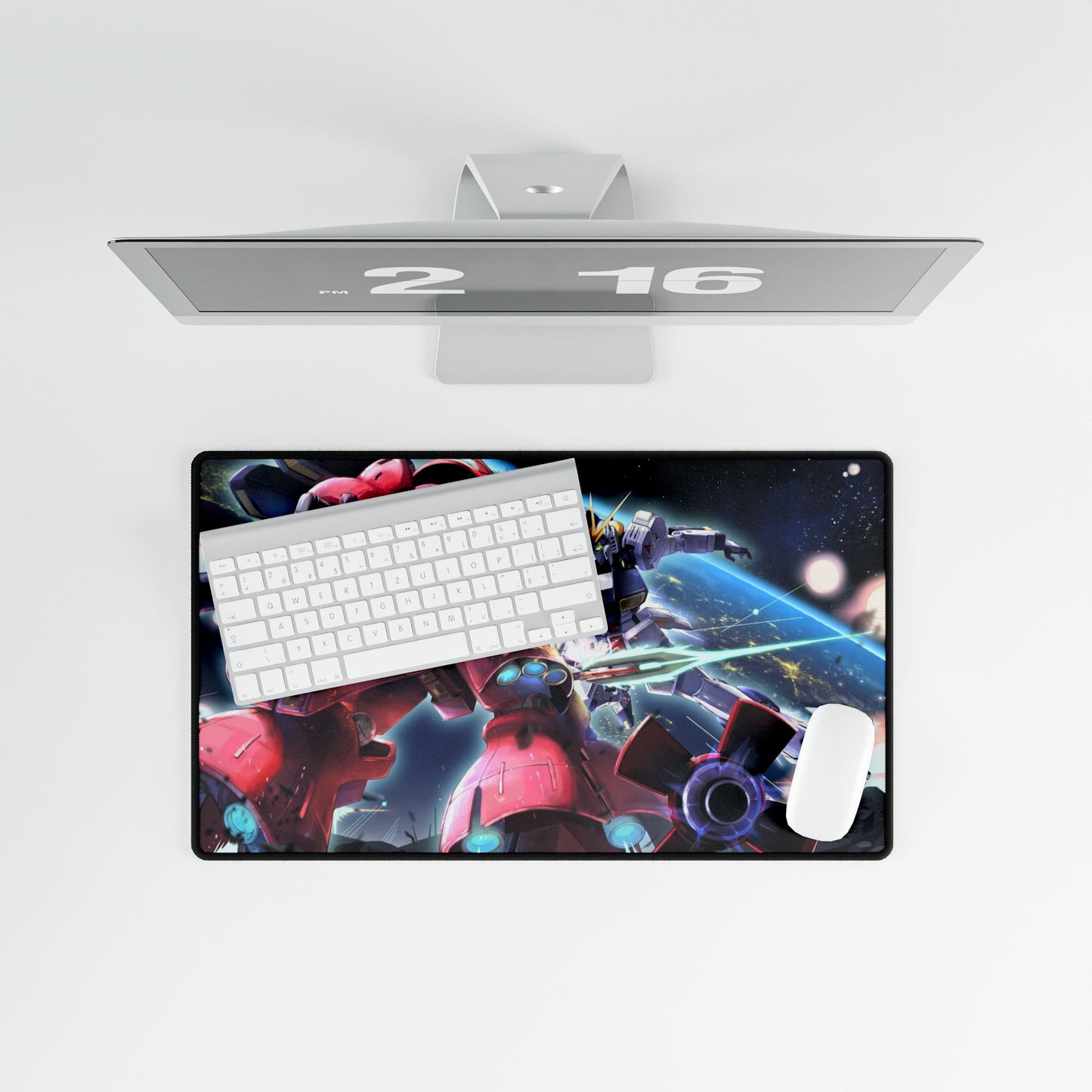 MSN-04 Sazabi vs RX-93 ν Gundam Mouse Pad