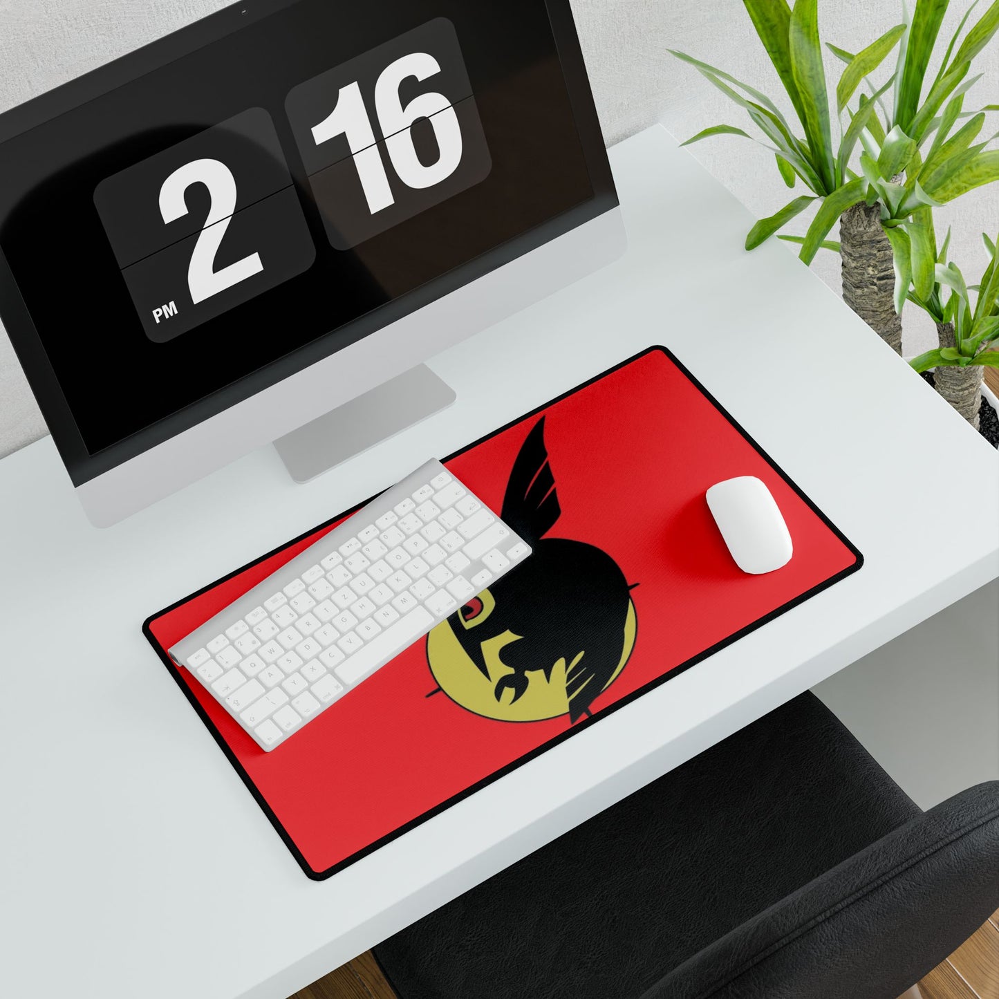 Night Raid logo with red background Mouse Pad