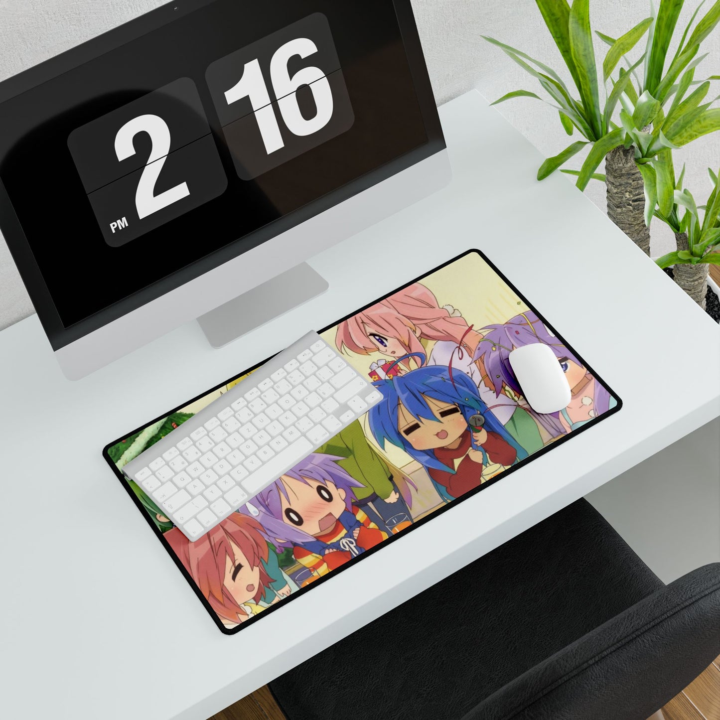 Lucky Star Konata Izumi, Kagami Hiiragi, Tsukasa Hiiragi, Miyuki Takara, Minami Iwasaki Mouse Pad