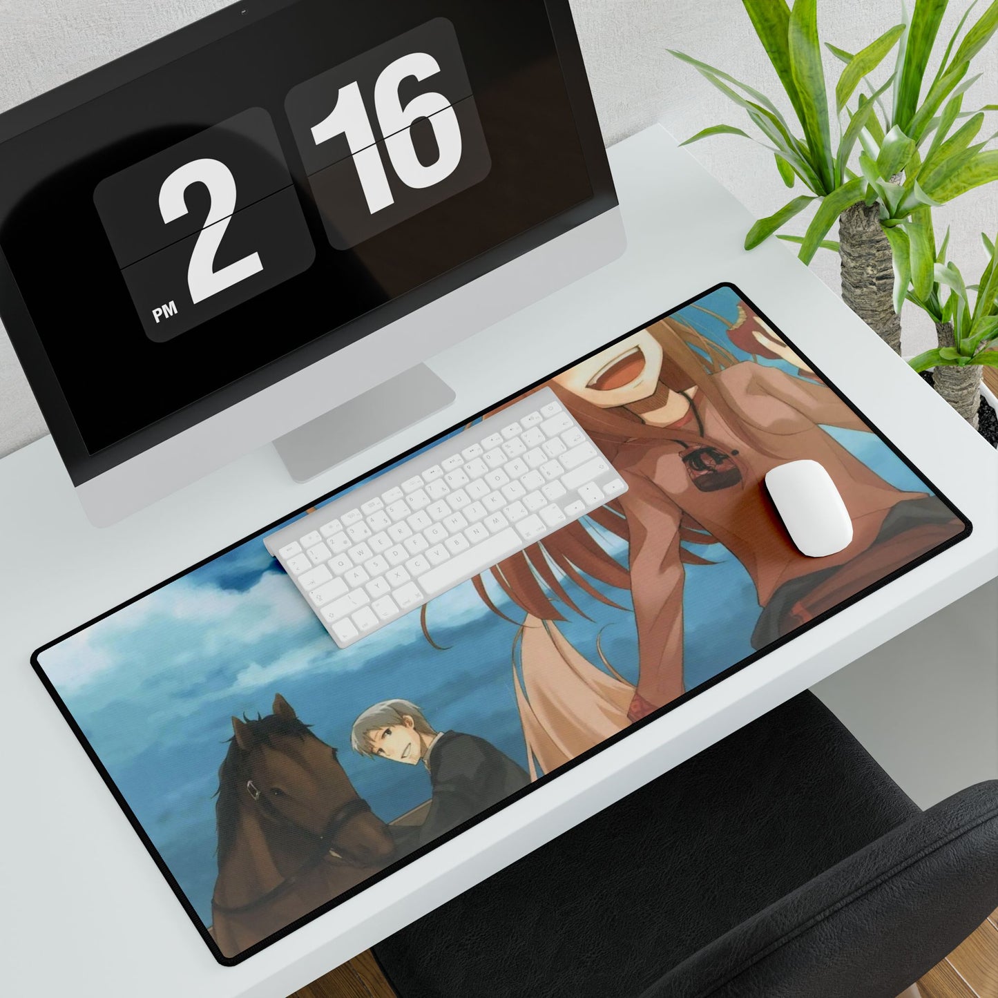 Anime Spice and Wolf Mouse Pad