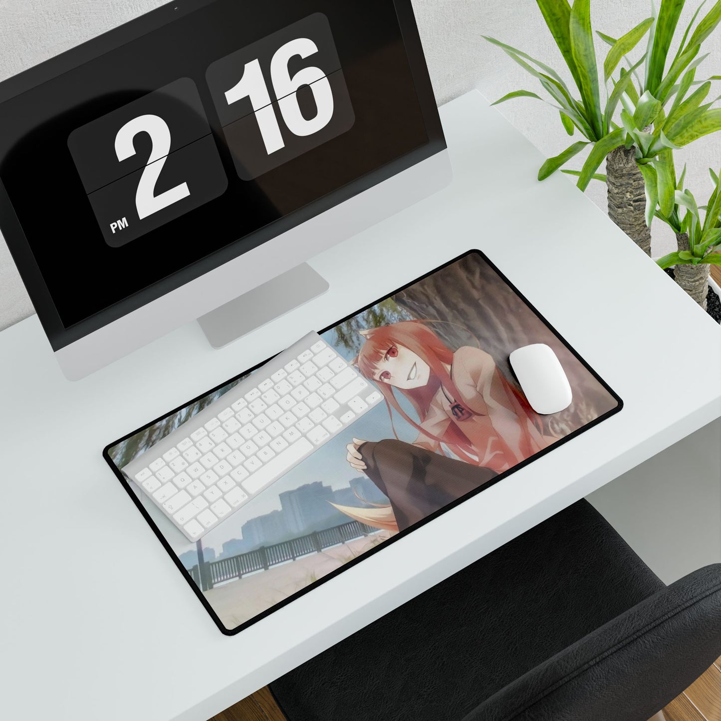 Anime Spice and Wolf Mouse Pad