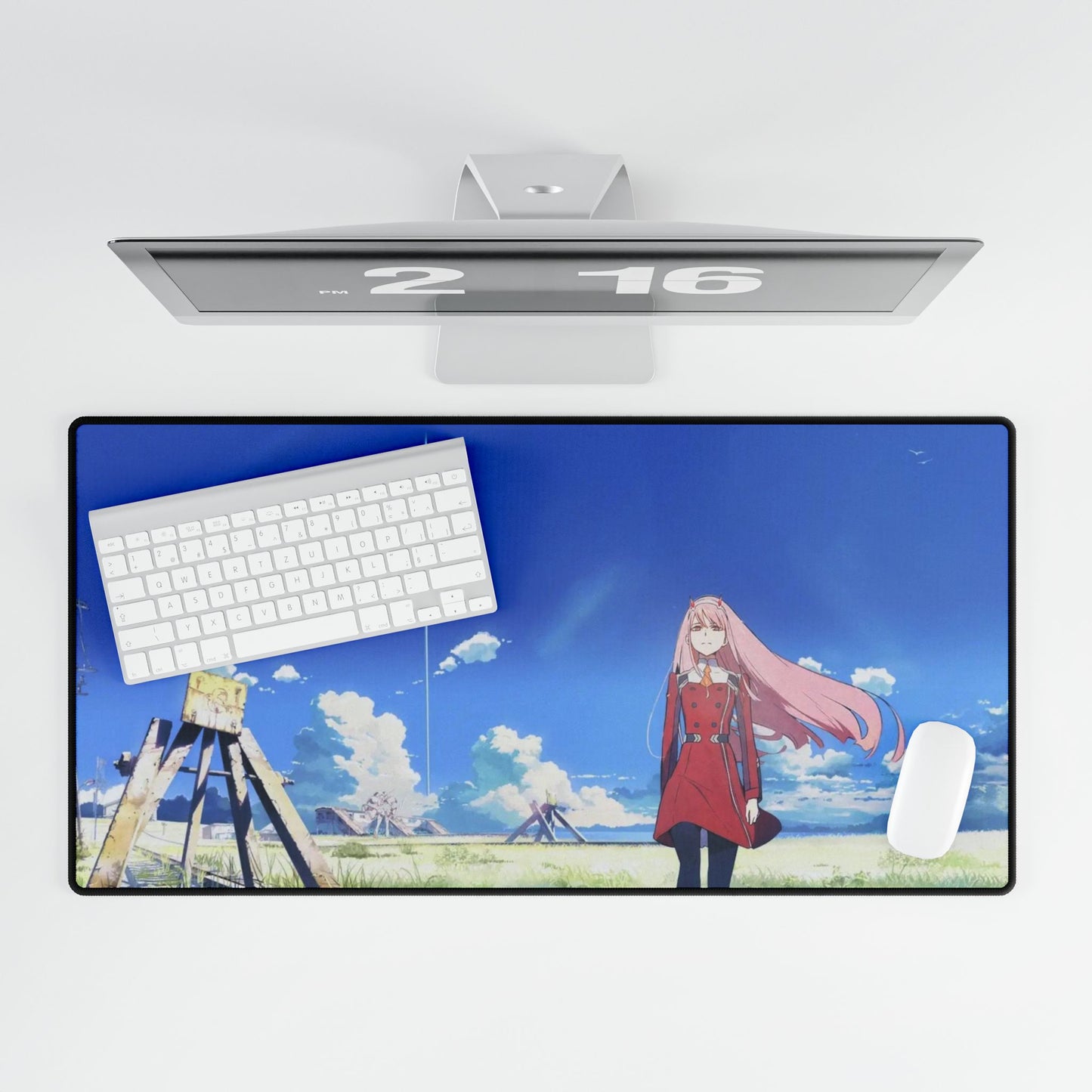 Zero two in Nature Mouse Pad