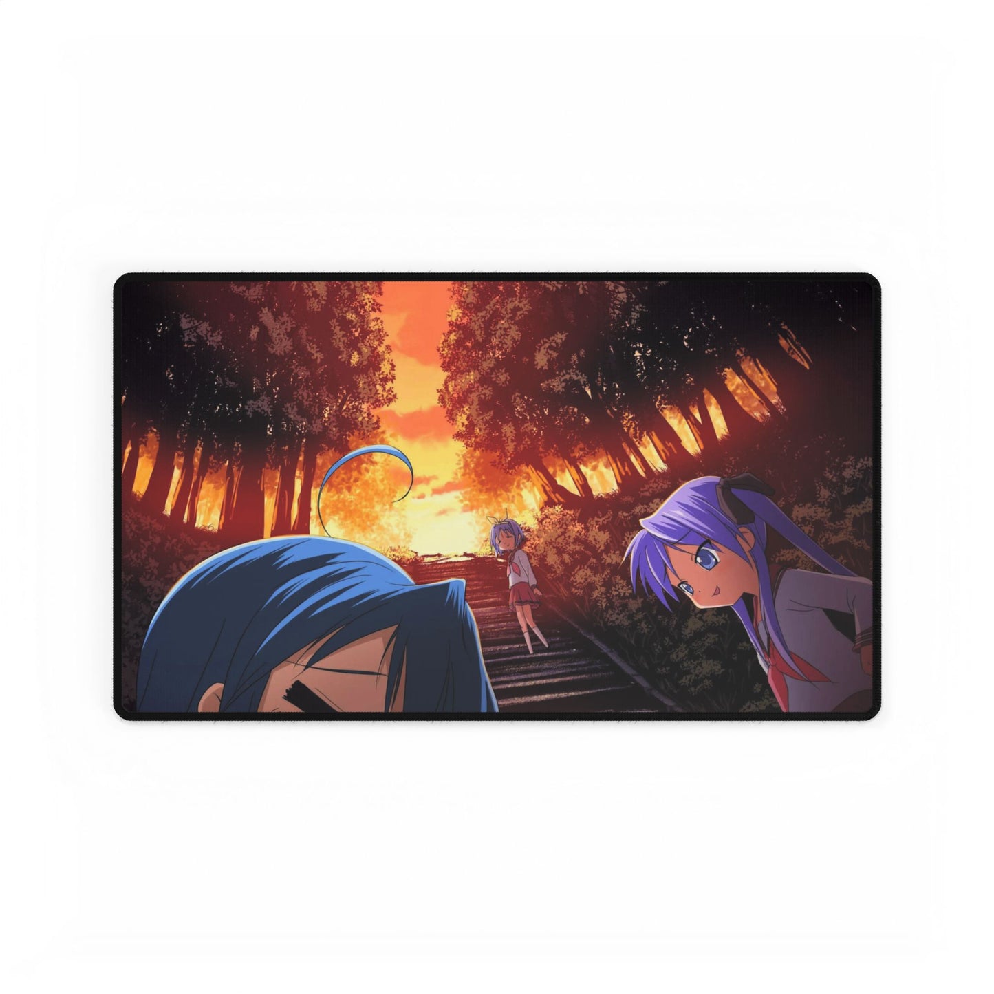 Lucky Star Konata Izumi, Kagami Hiiragi, Tsukasa Hiiragi Mouse Pad
