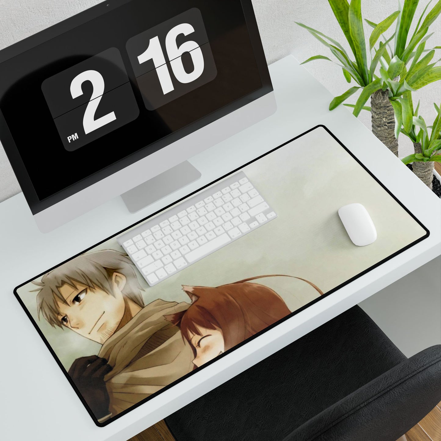 Anime Spice and Wolf Mouse Pad