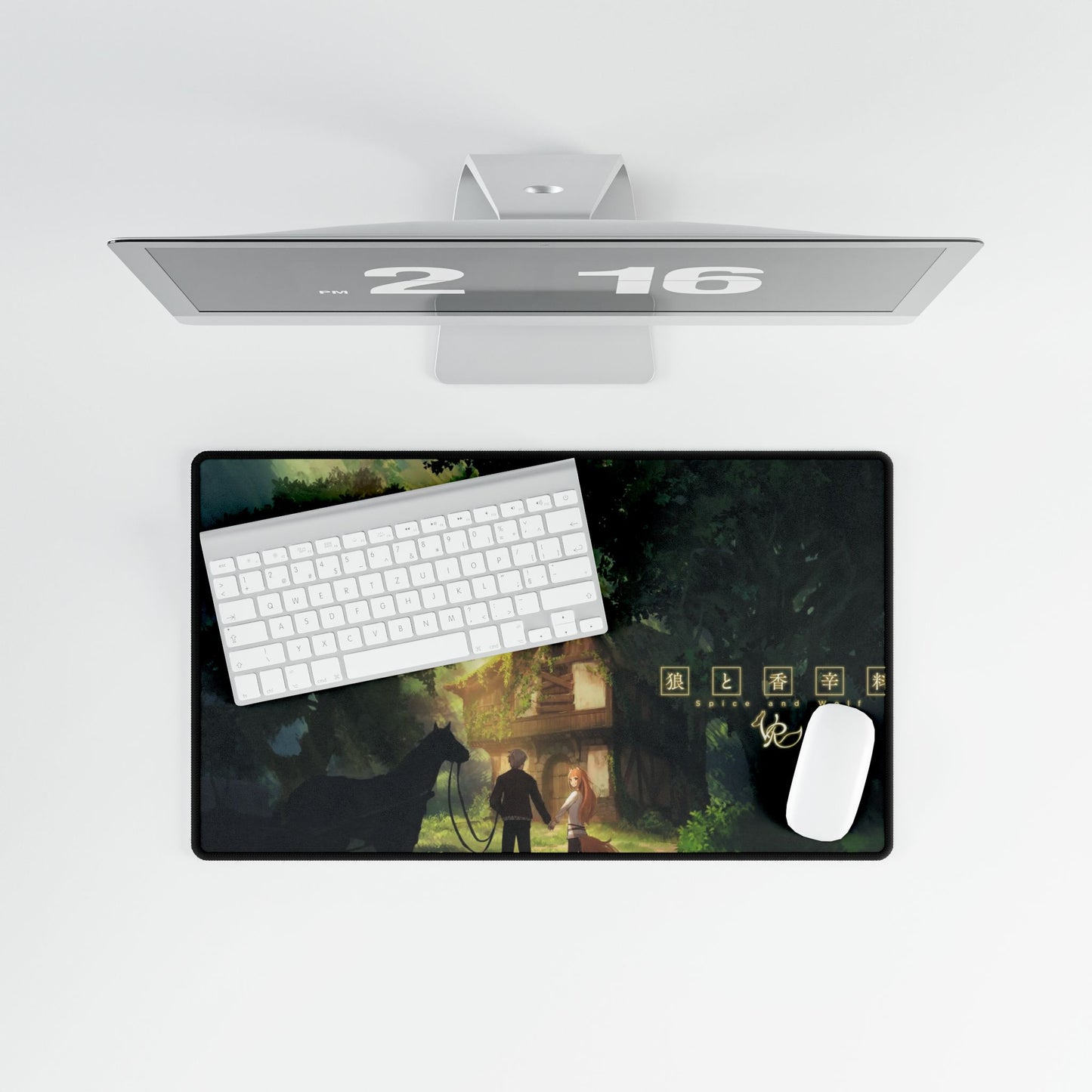 Anime Spice and Wolf Mouse Pad