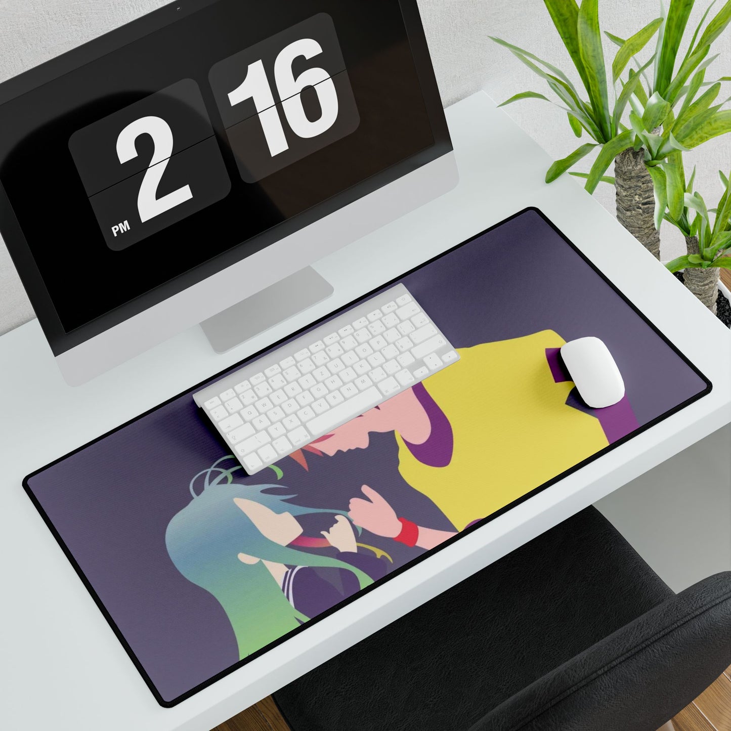 Sora and Shiro Mouse Pad