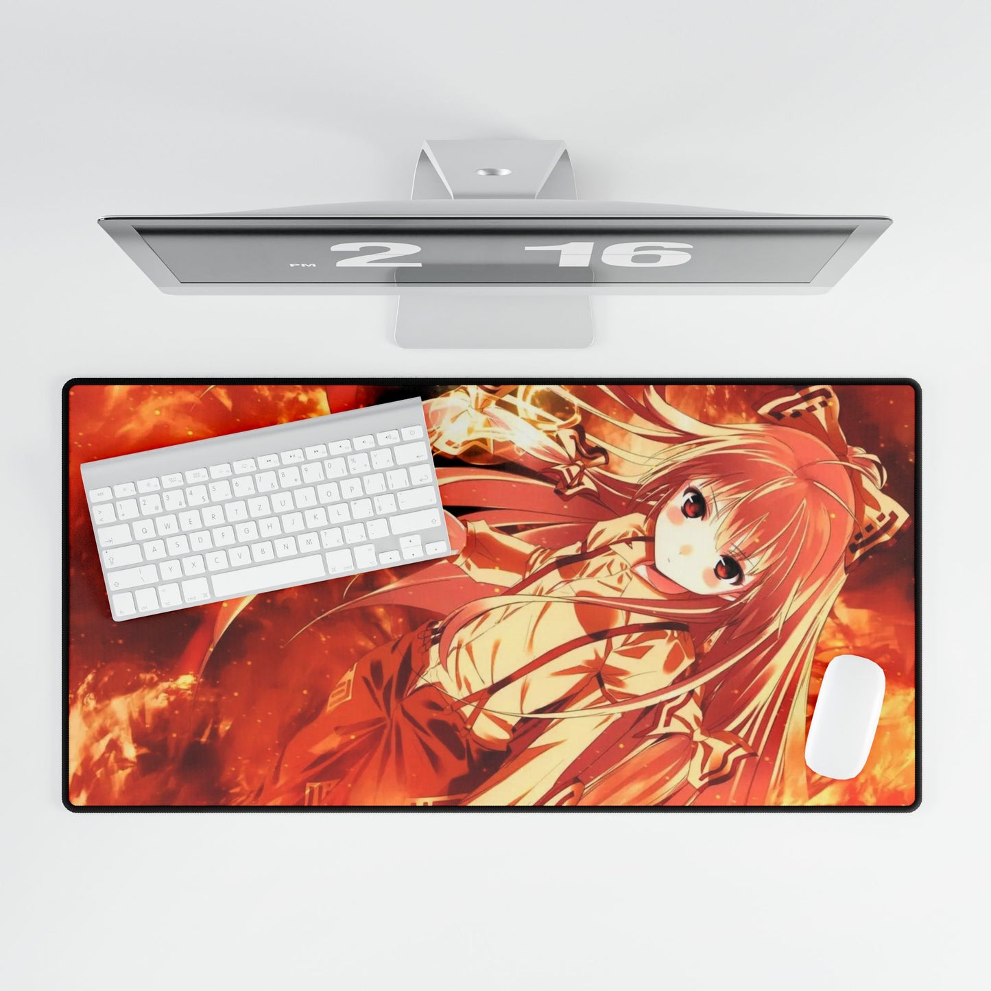Flames of The Sky Mouse Pad