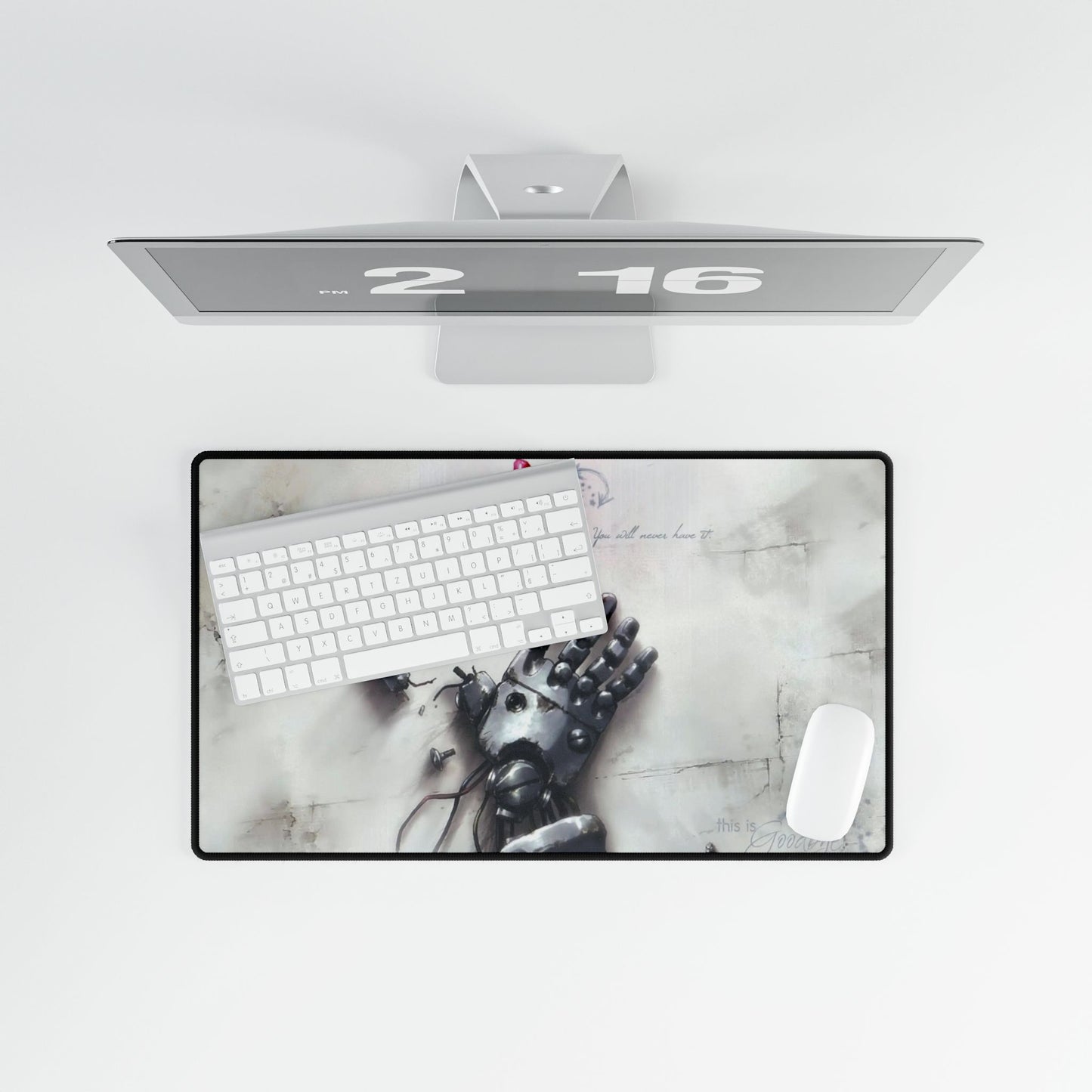 Iron hand Mouse Pad