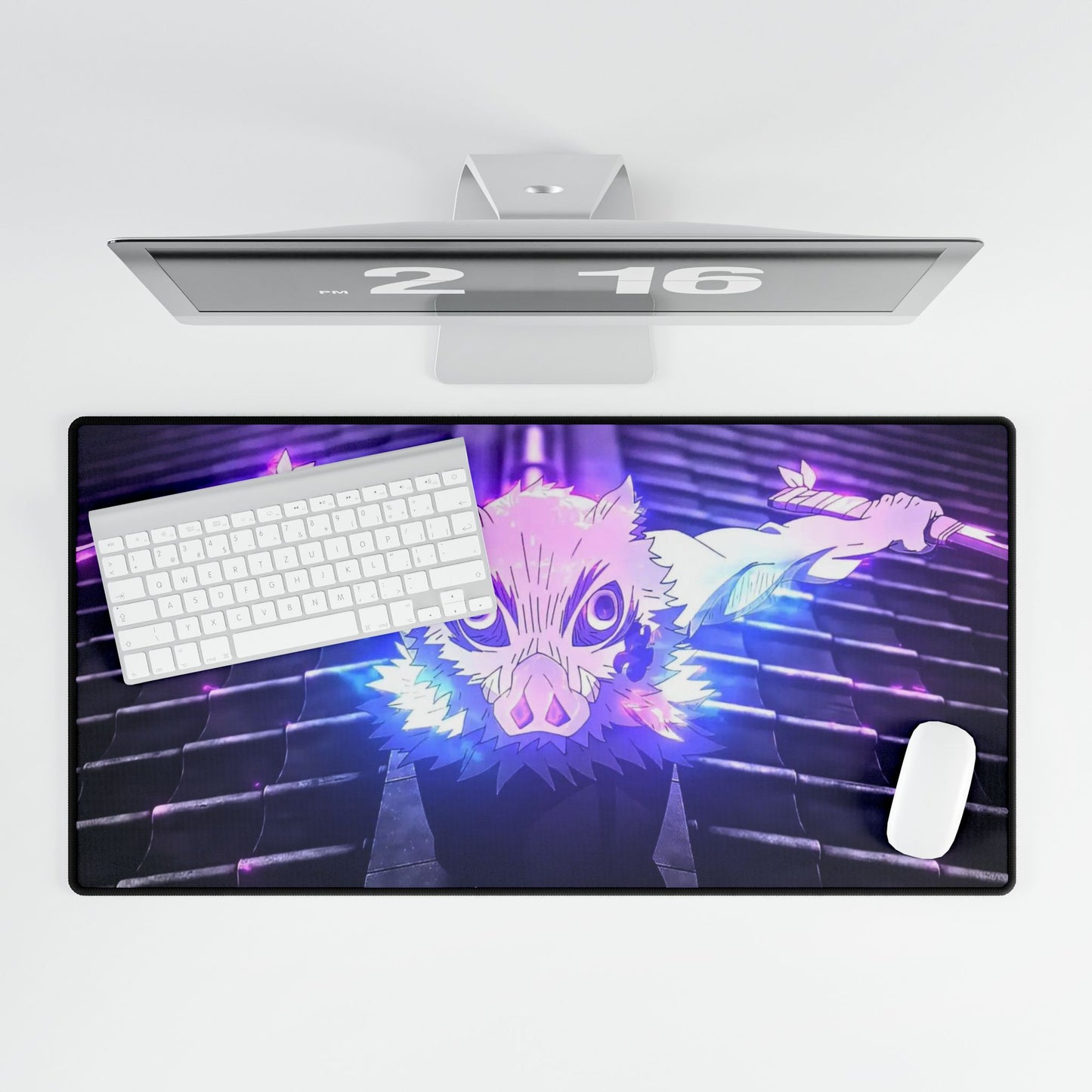 Inosuke dual sword Mouse Pad
