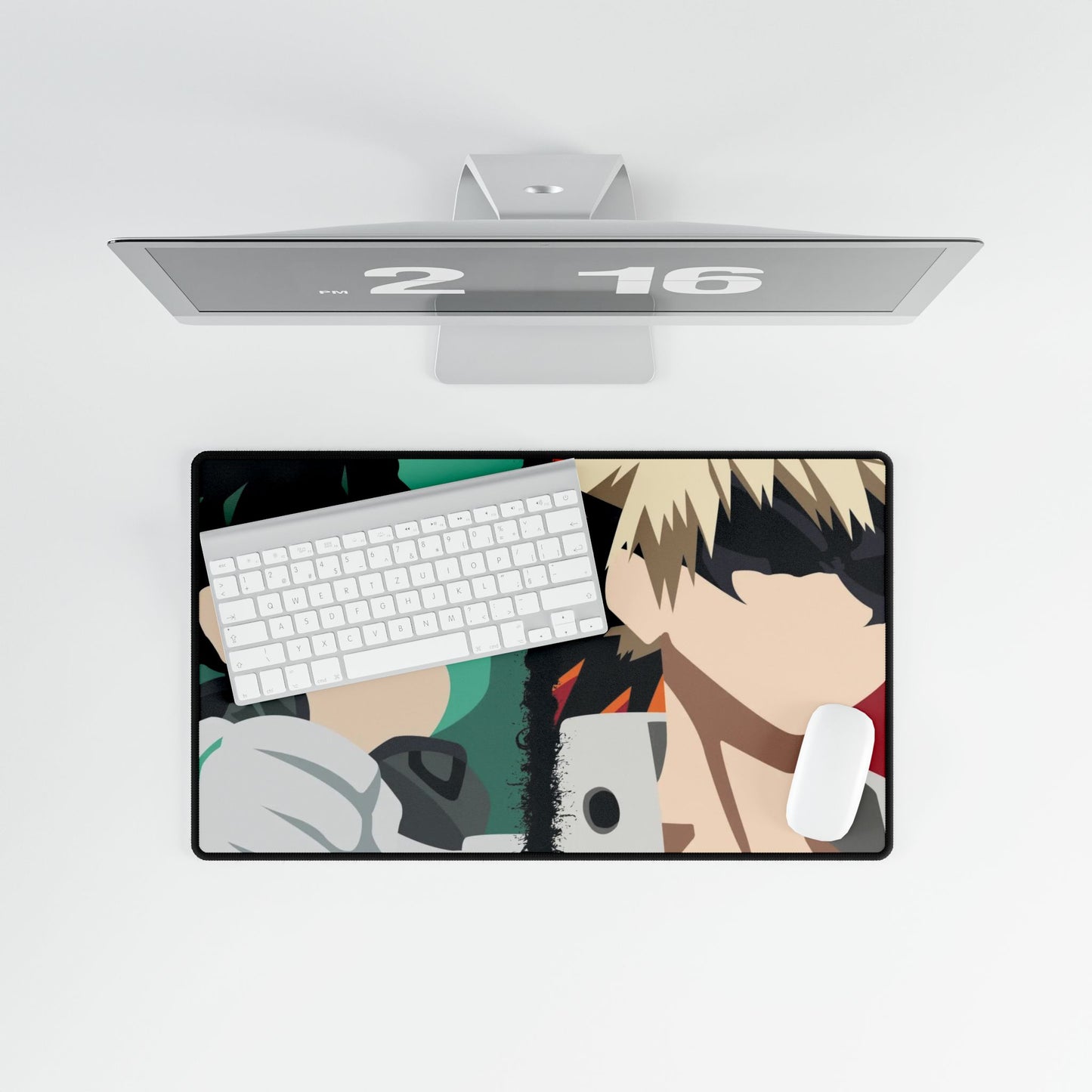 Izuku Midoriya and Katsuki Bakugou from My Hero Academiafor Dekstop Mouse Pad