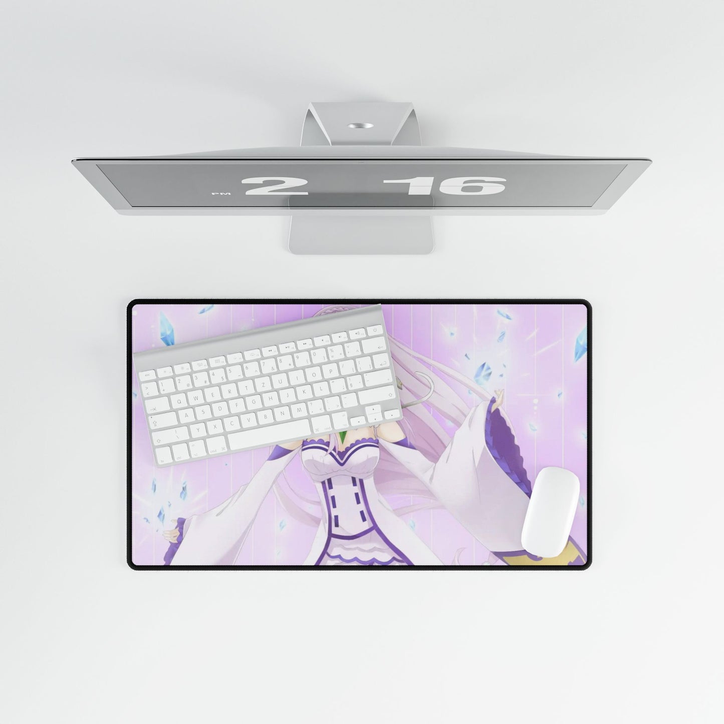 Emilia and Puck Mouse Pad